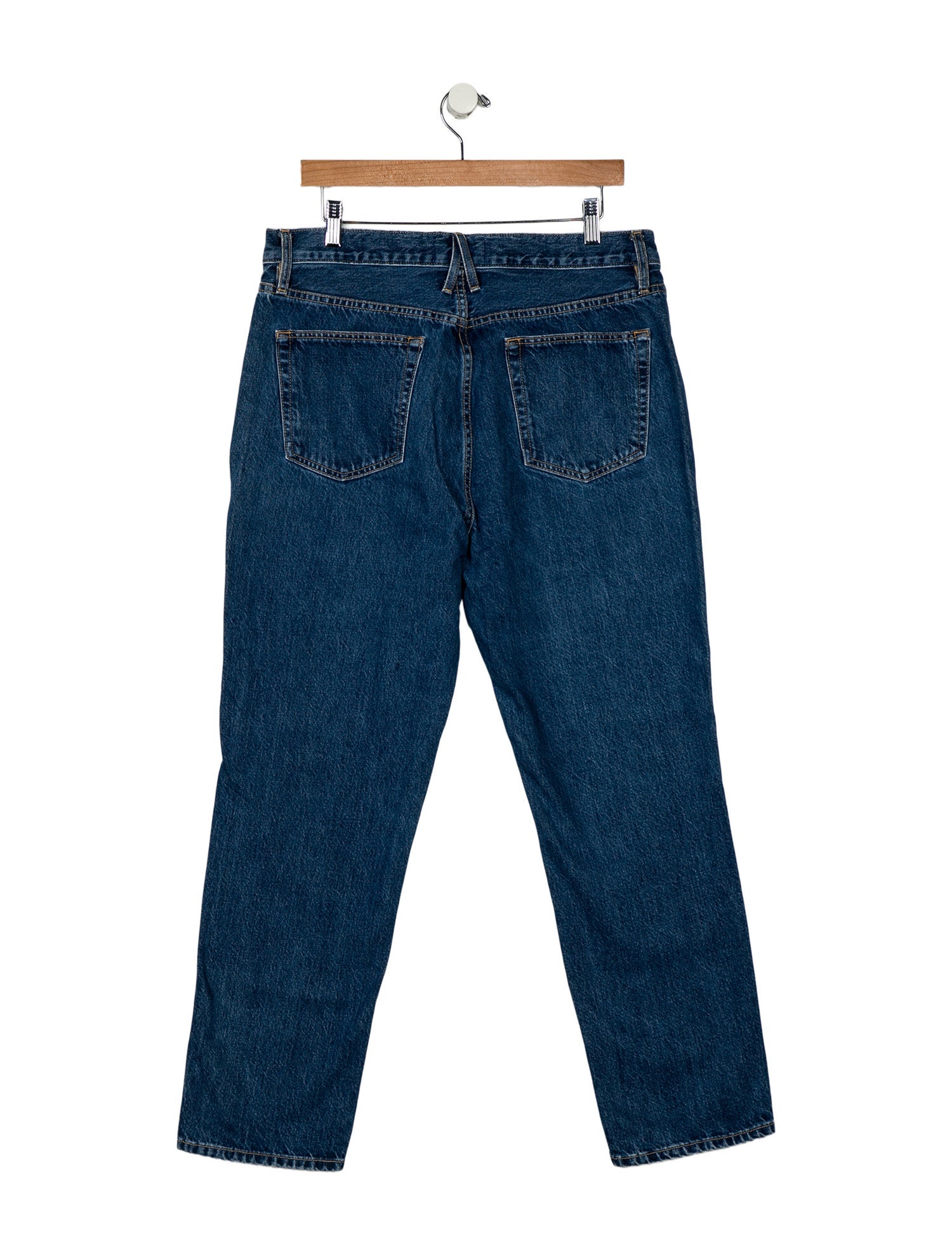 SLVRLAKE High-Rise Straight Leg Jeans