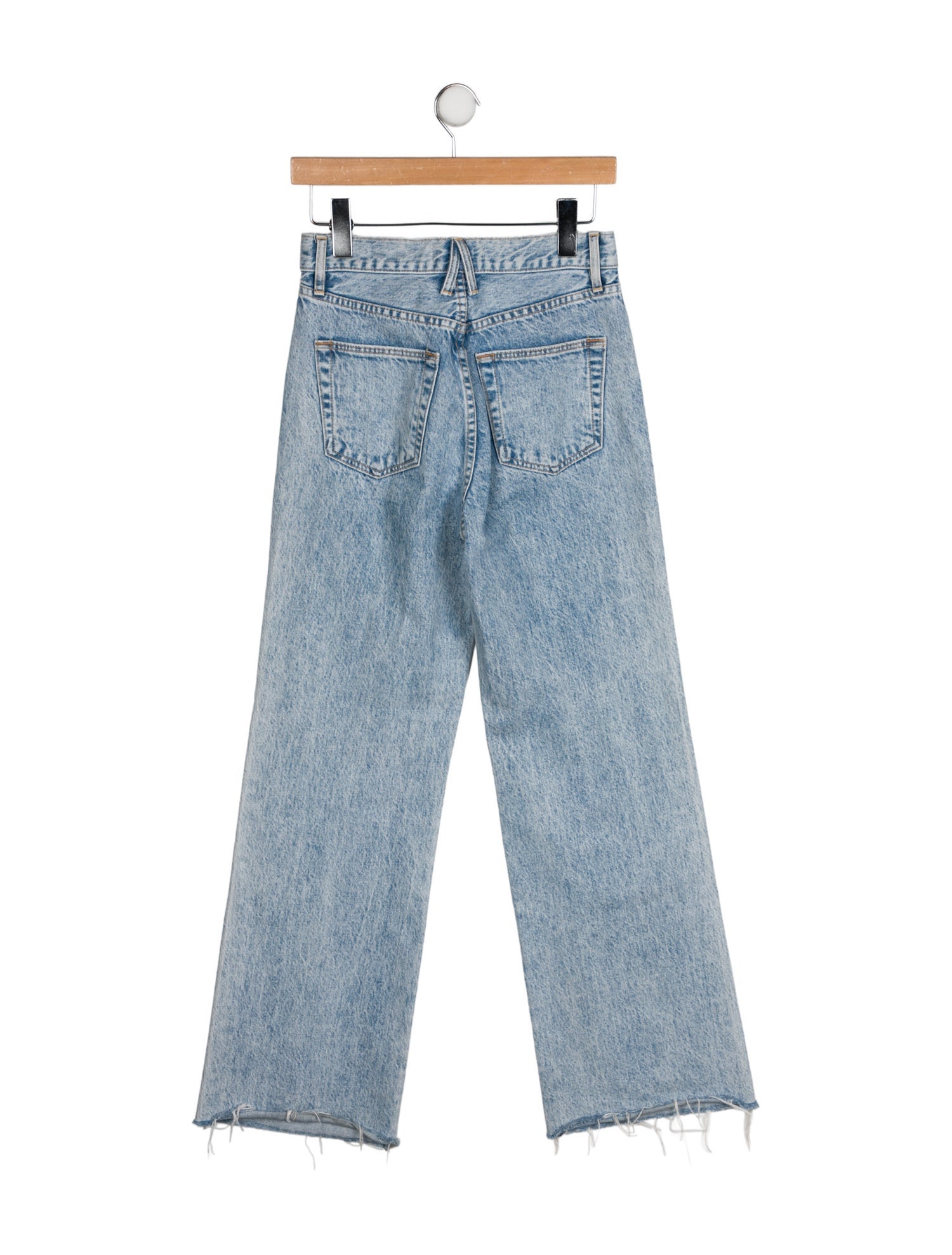 SLVRLAKE Mid-Rise Wide Leg Jeans