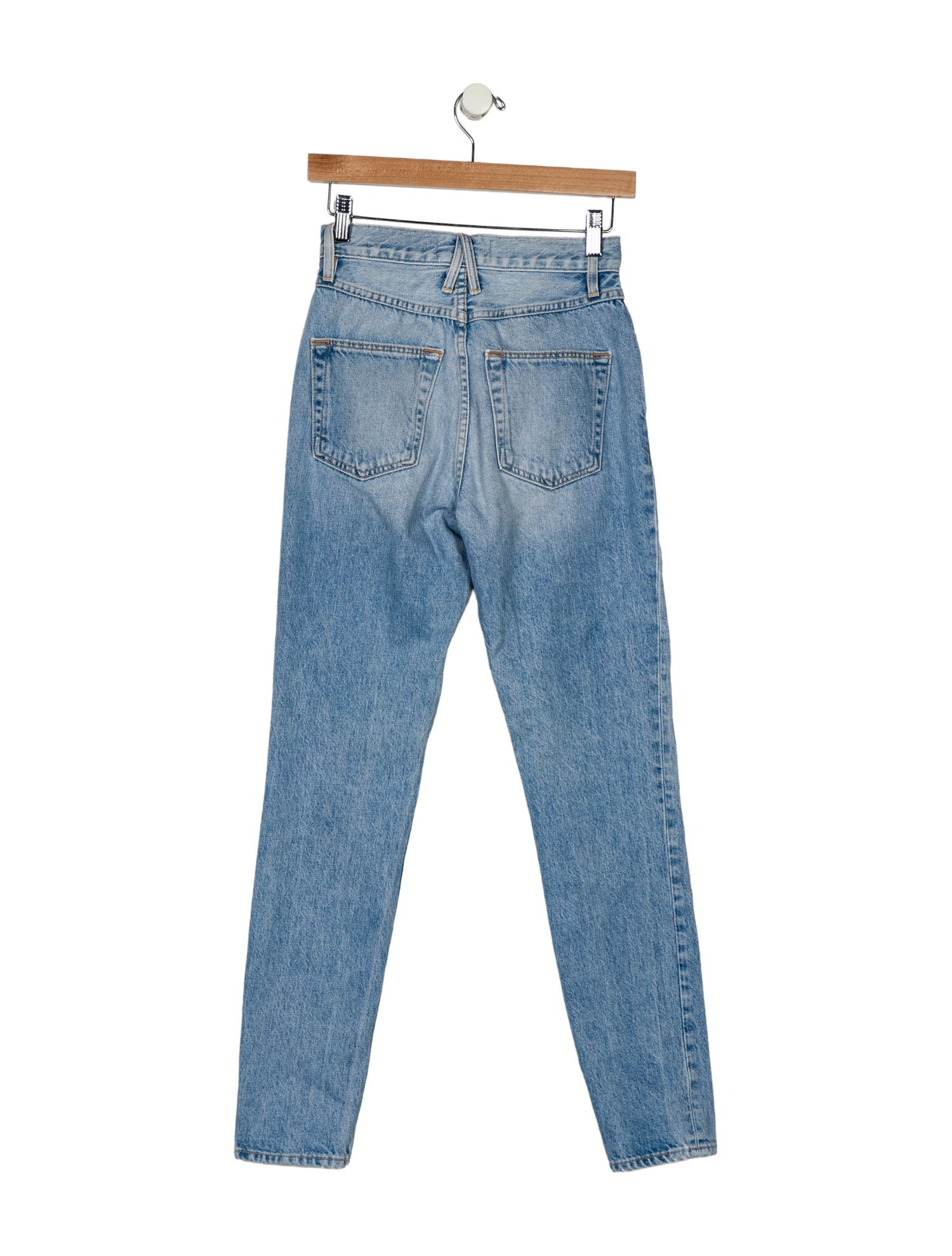 SLVRLAKE High-Rise Straight Leg Jeans