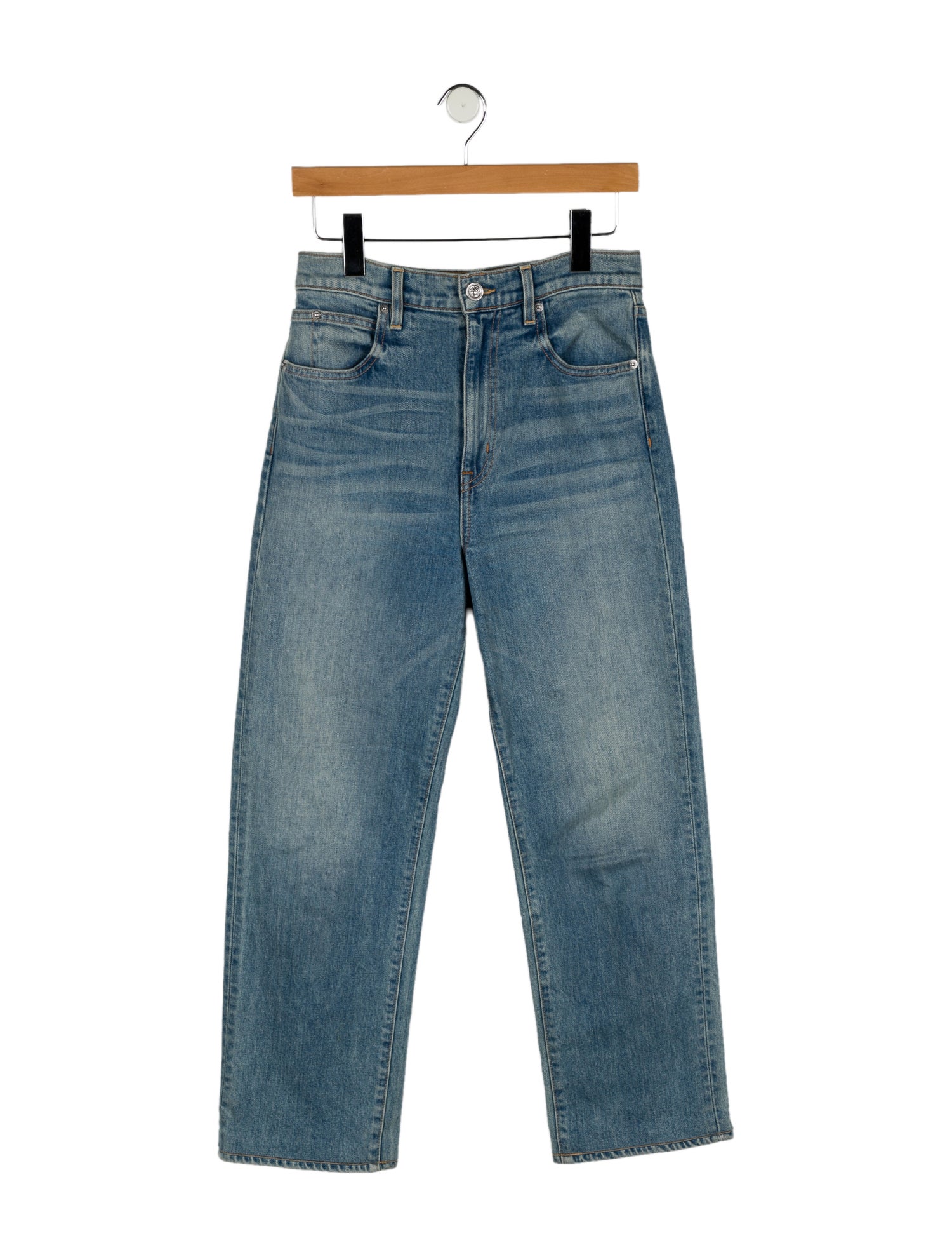 SLVRLAKE High-Rise Wide Leg Jeans