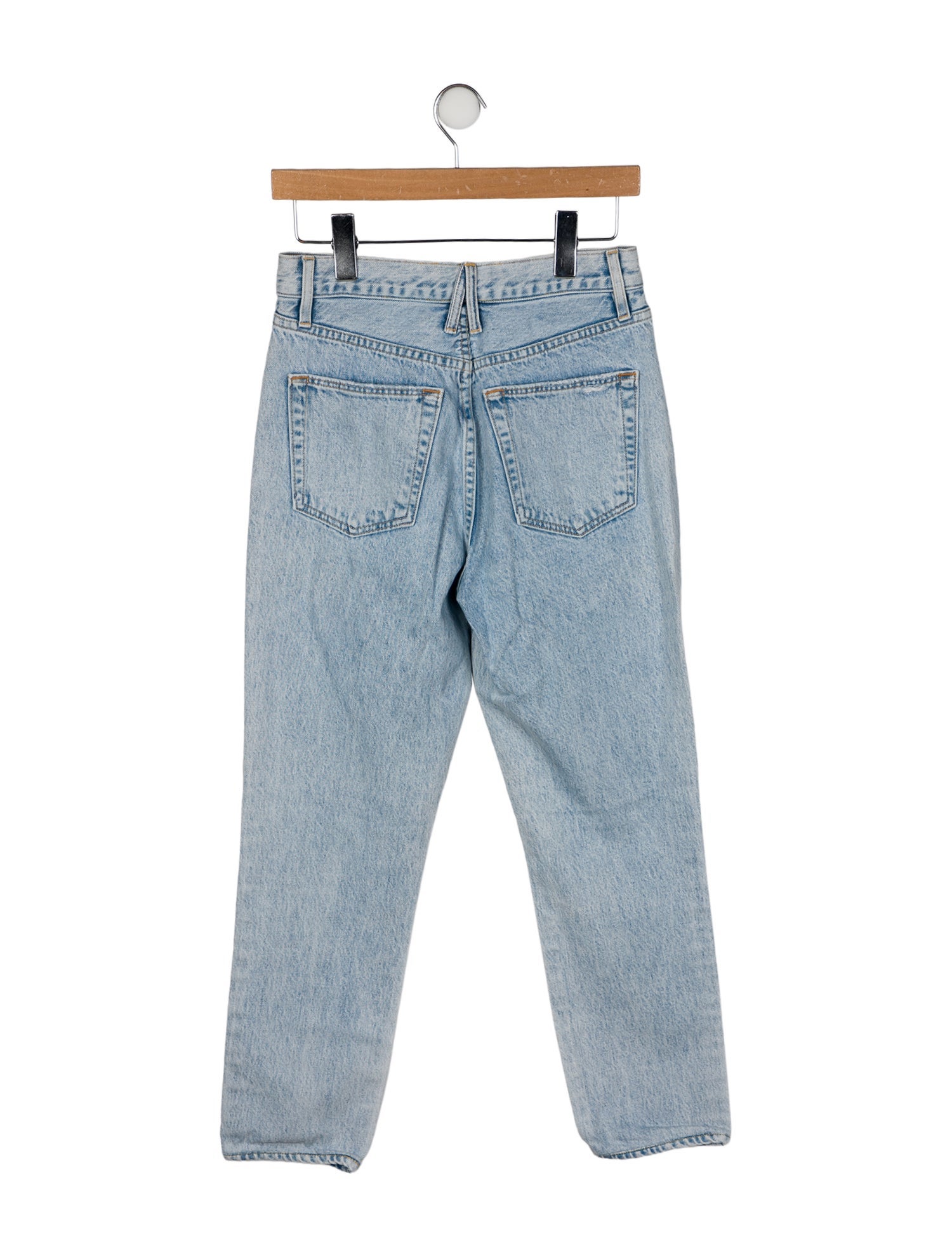SLVRLAKE High-Rise Straight Leg Jeans