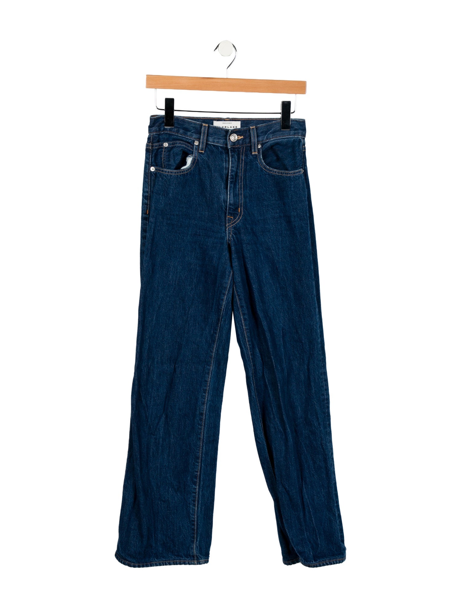 SLVRLAKE Mid-Rise Wide Leg Jeans