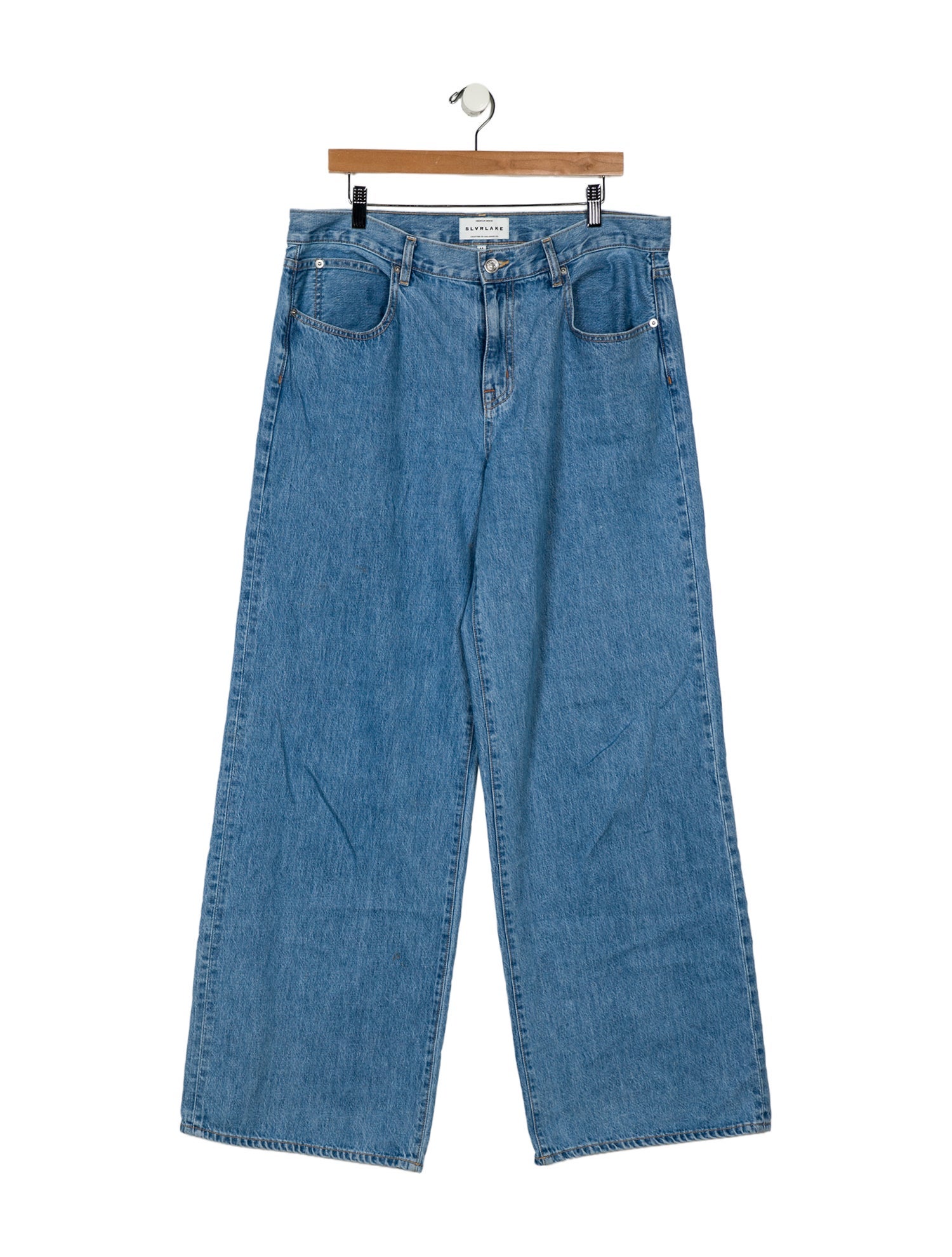 SLVRLAKE High-Rise Wide Leg Jeans