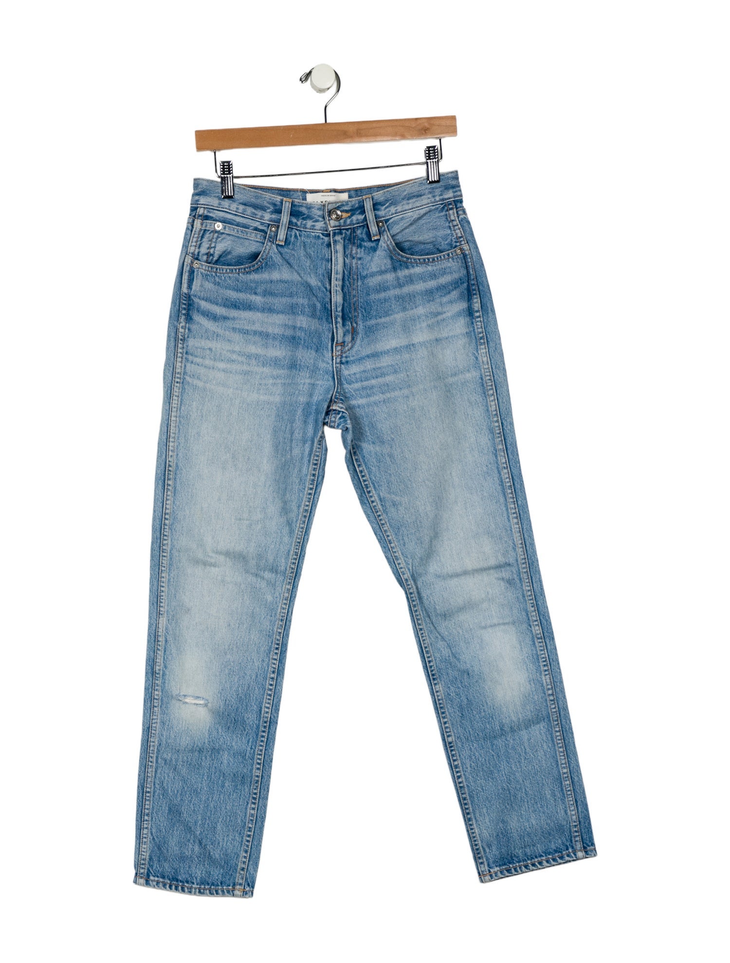 SLVRLAKE High-Rise Straight Leg Jeans
