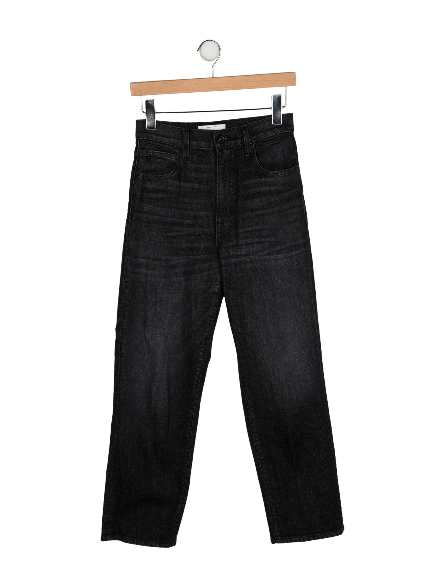 SLVRLAKE High-Rise Straight Leg Jeans