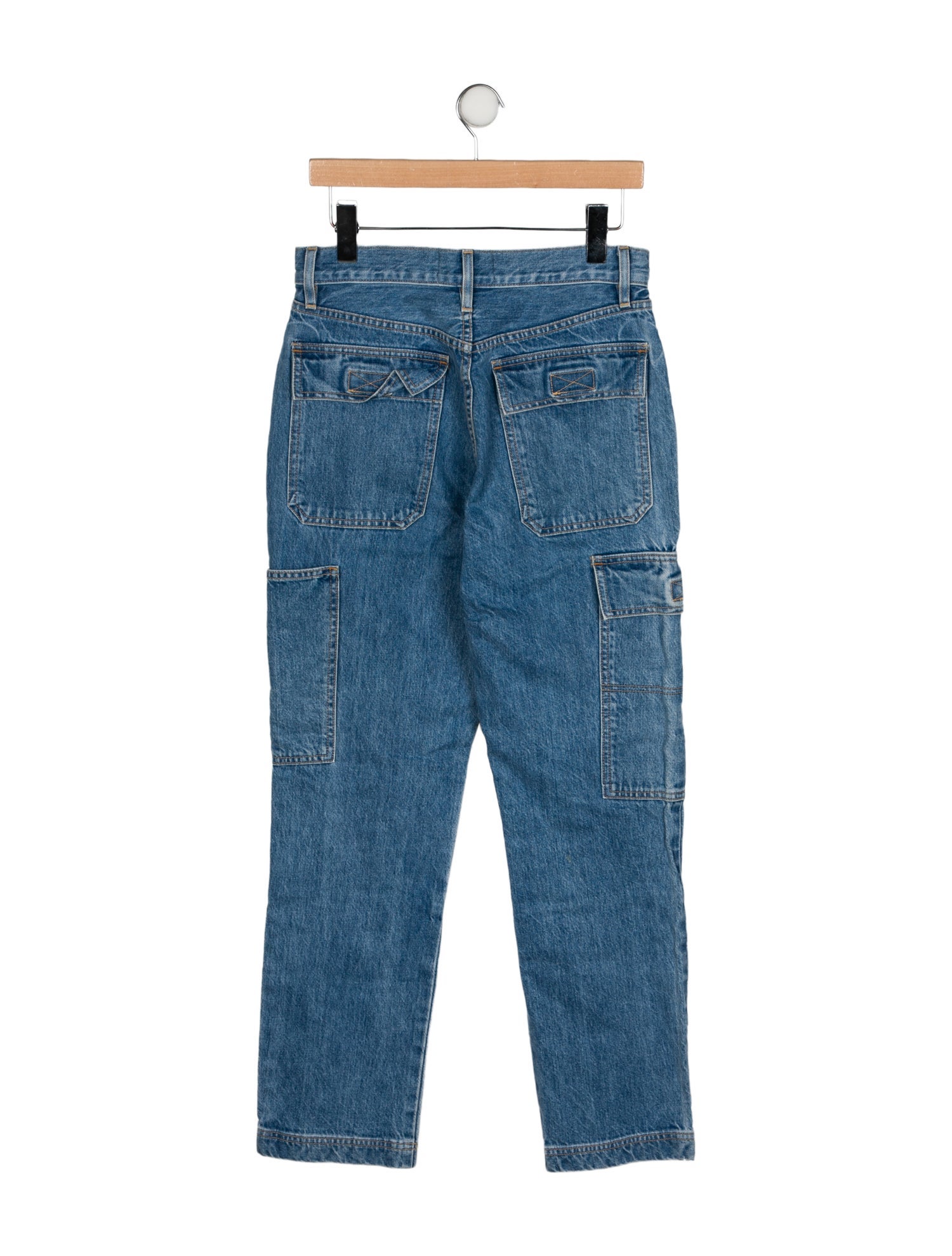 SLVRLAKE High-Rise Straight Leg Jeans