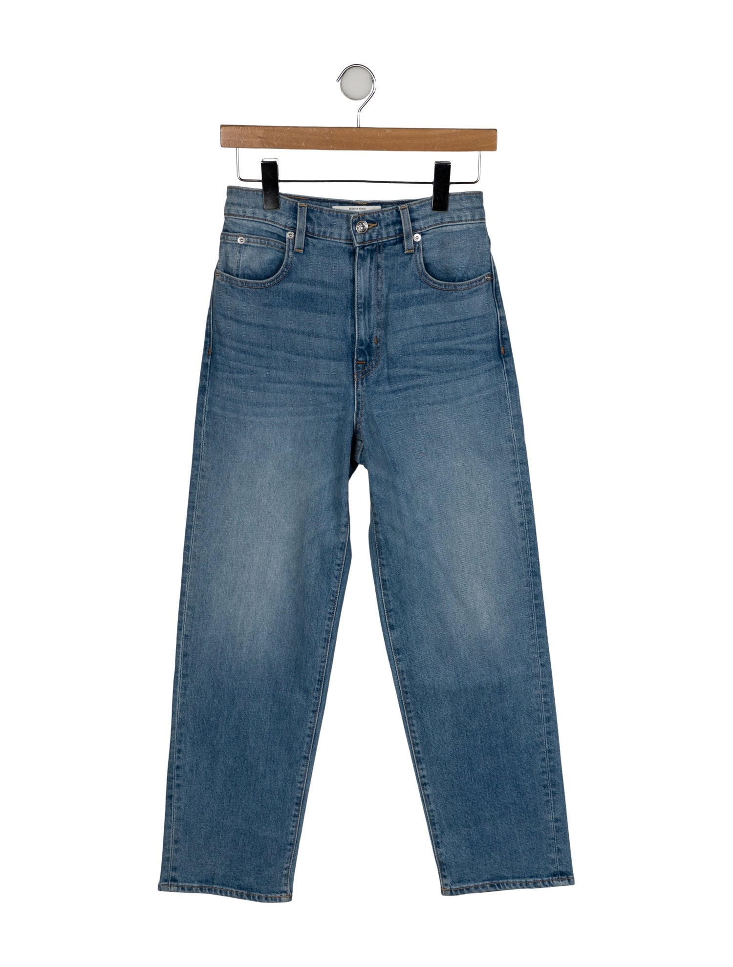SLVRLAKE High-Rise Straight Leg Jeans