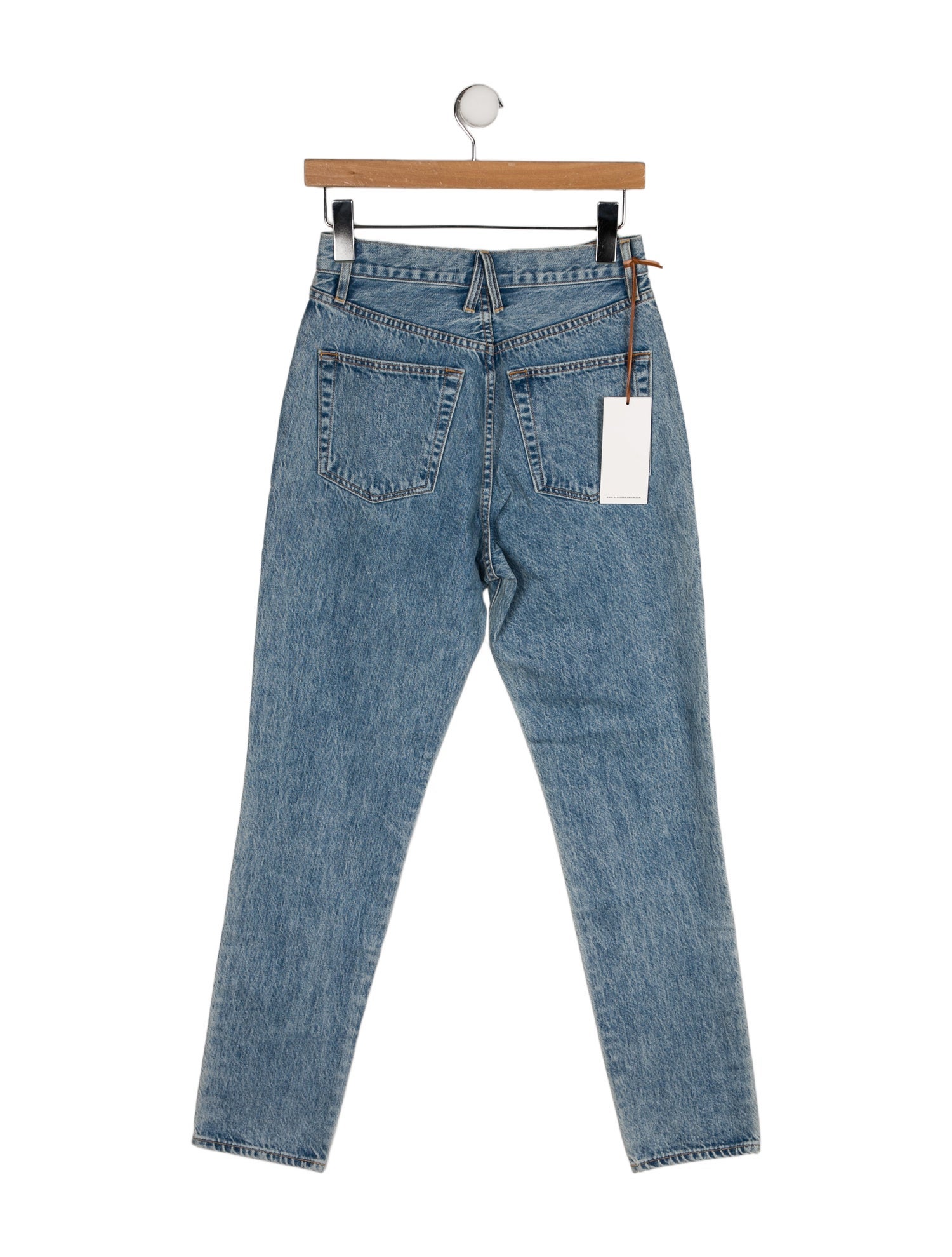 SLVRLAKE High-Rise Straight Leg Jeans w/ Tags