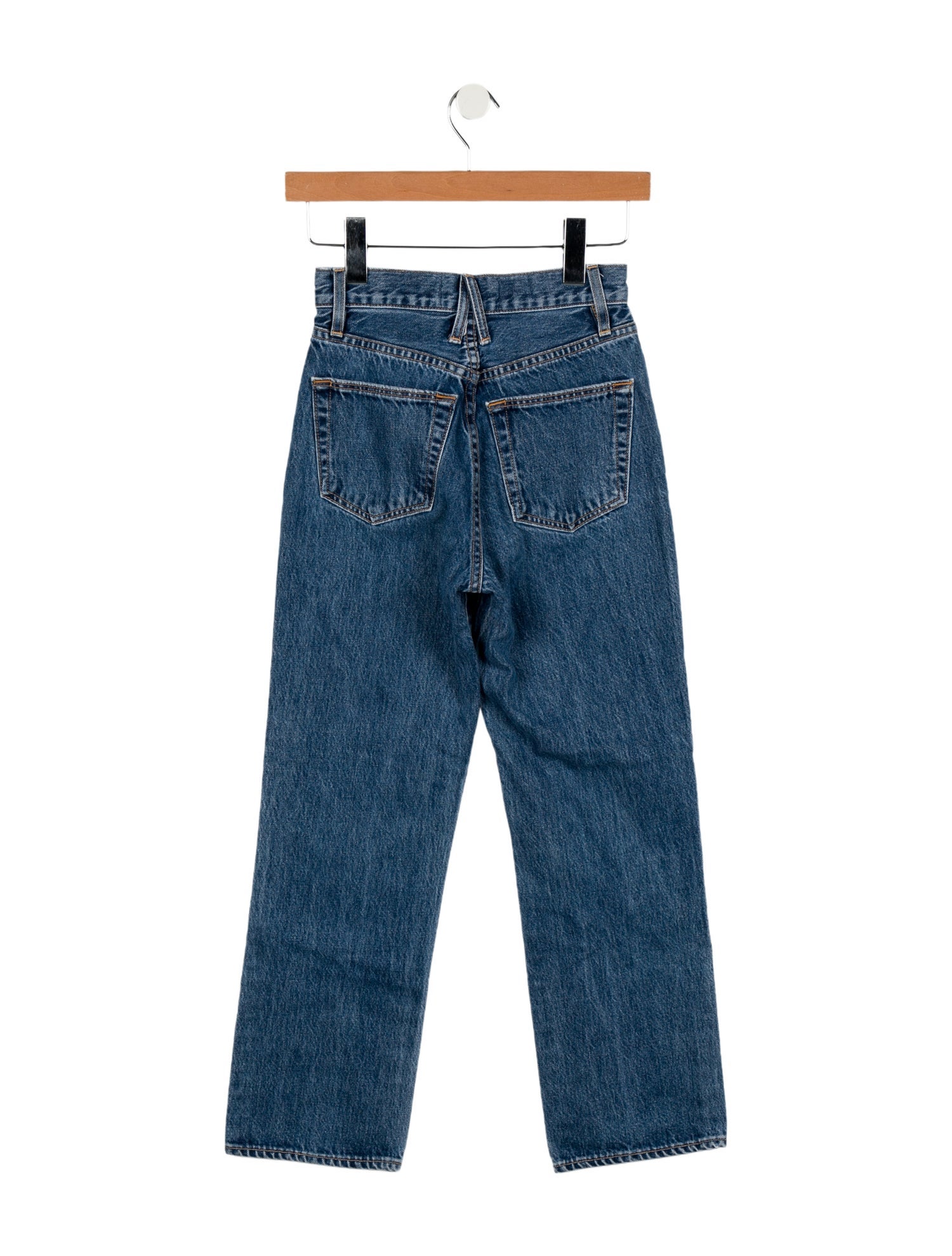 SLVRLAKE High-Rise Straight Leg Jeans