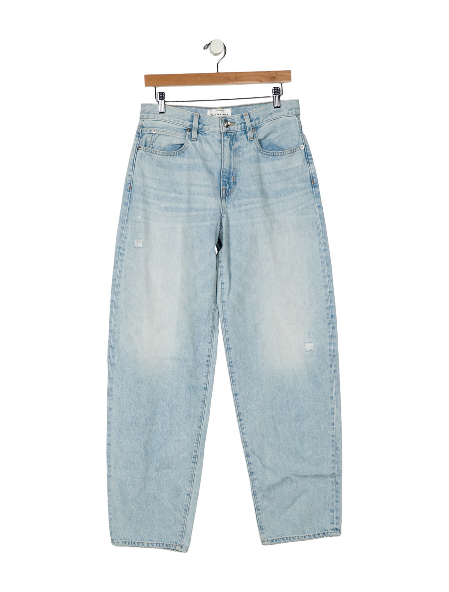 SLVRLAKE Mid-Rise Wide Leg Jeans