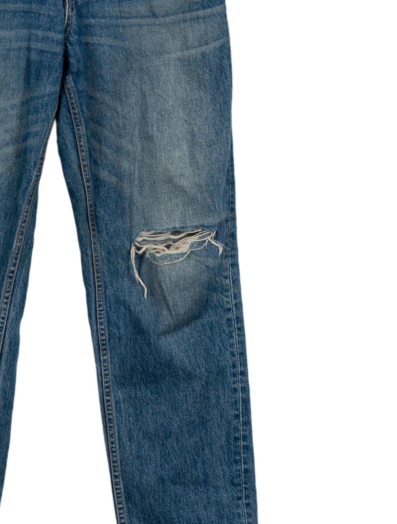 SLVRLAKE High-Rise Straight Leg Jeans