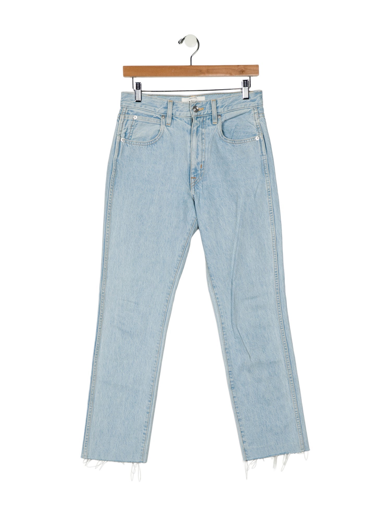 SLVRLAKE High-Rise Straight Leg Jeans
