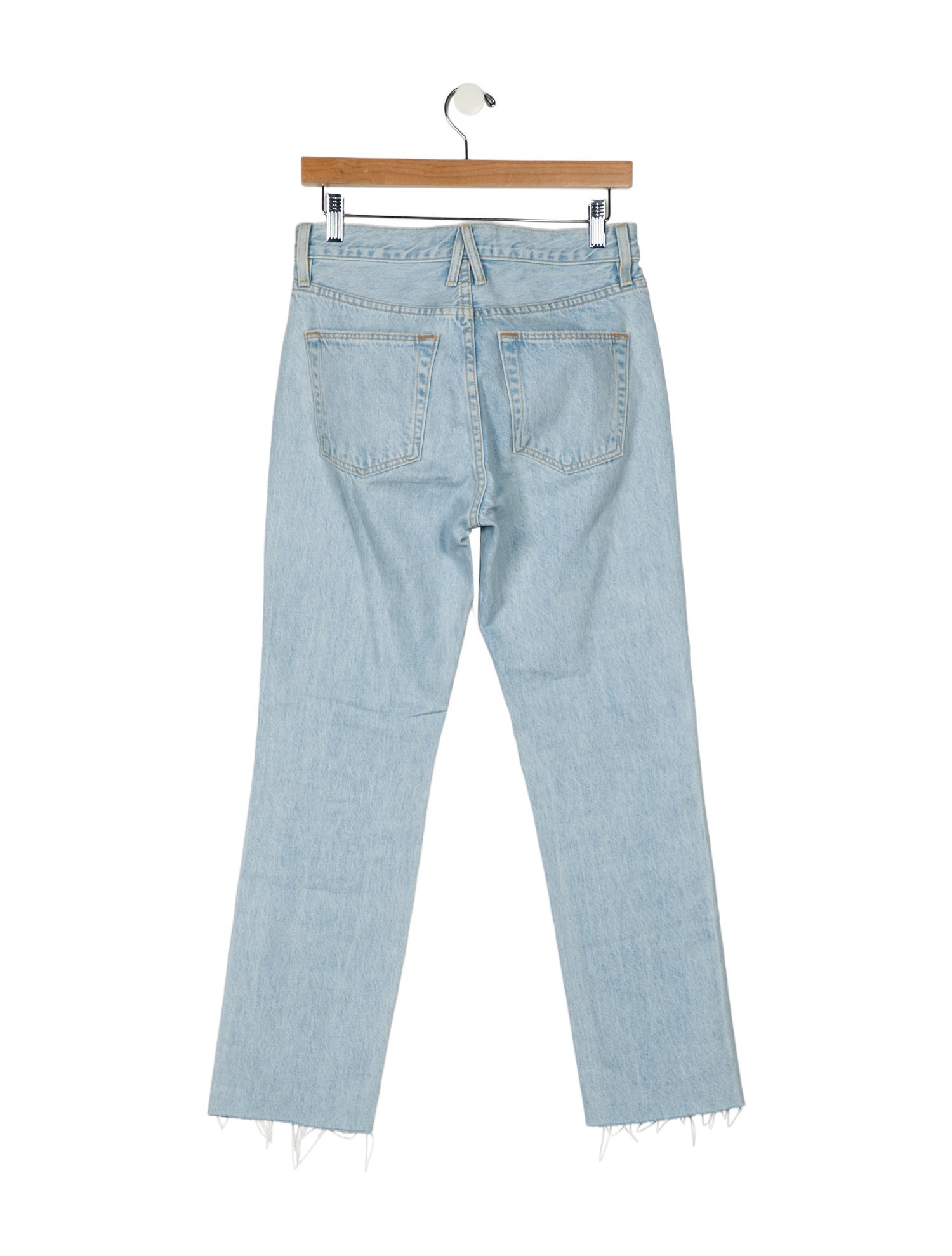 SLVRLAKE High-Rise Straight Leg Jeans