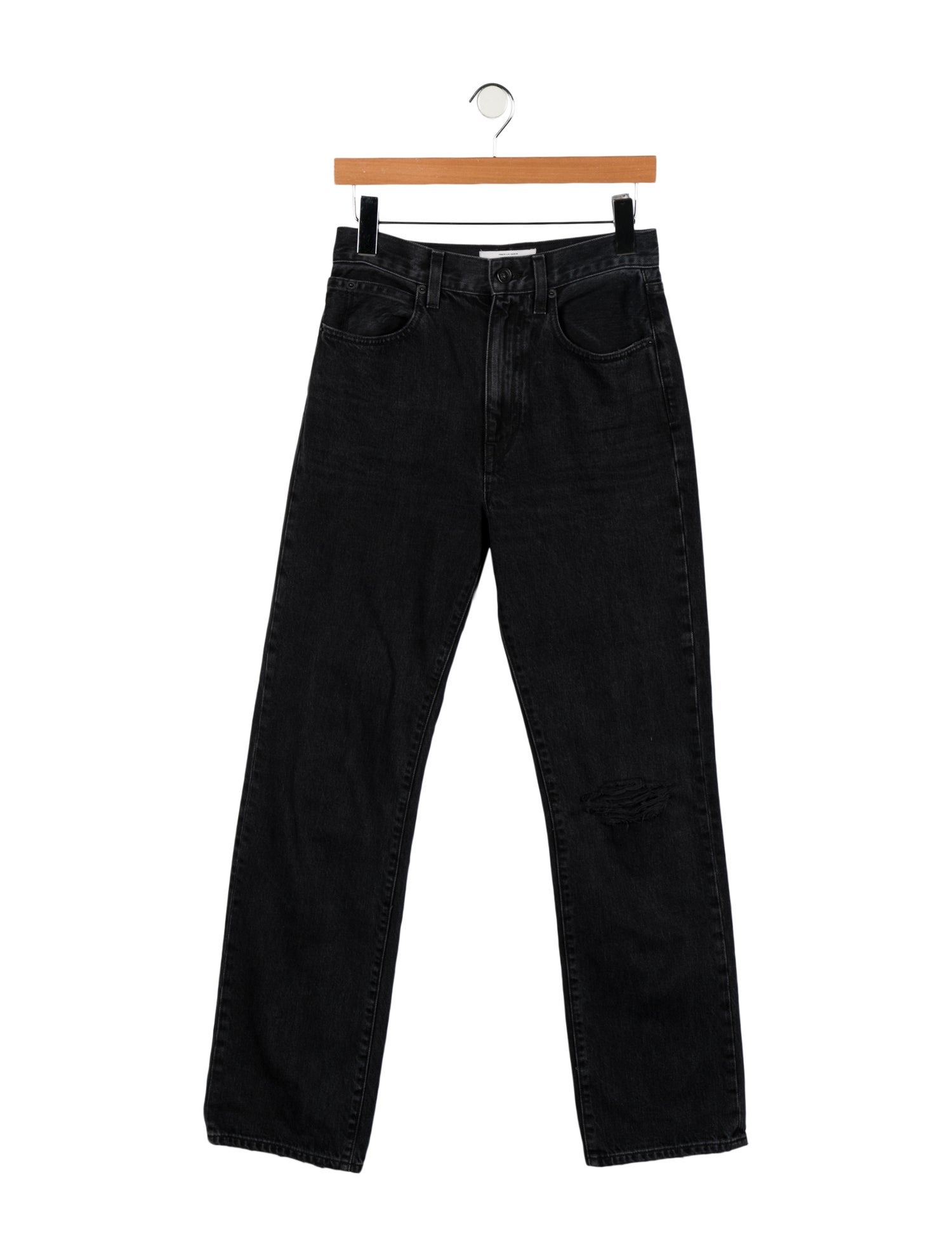 SLVRLAKE High-Rise Straight Leg Jeans