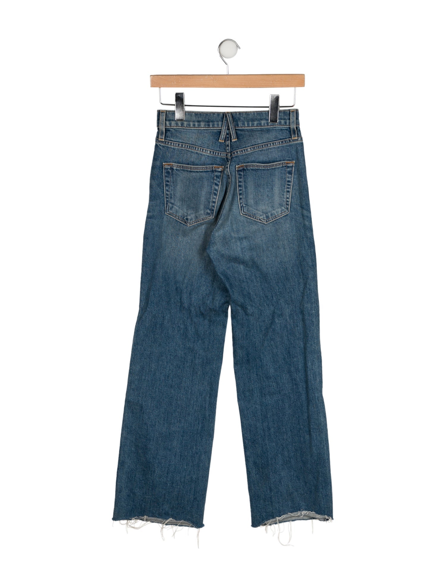 SLVRLAKE Mid-Rise Wide Leg Jeans