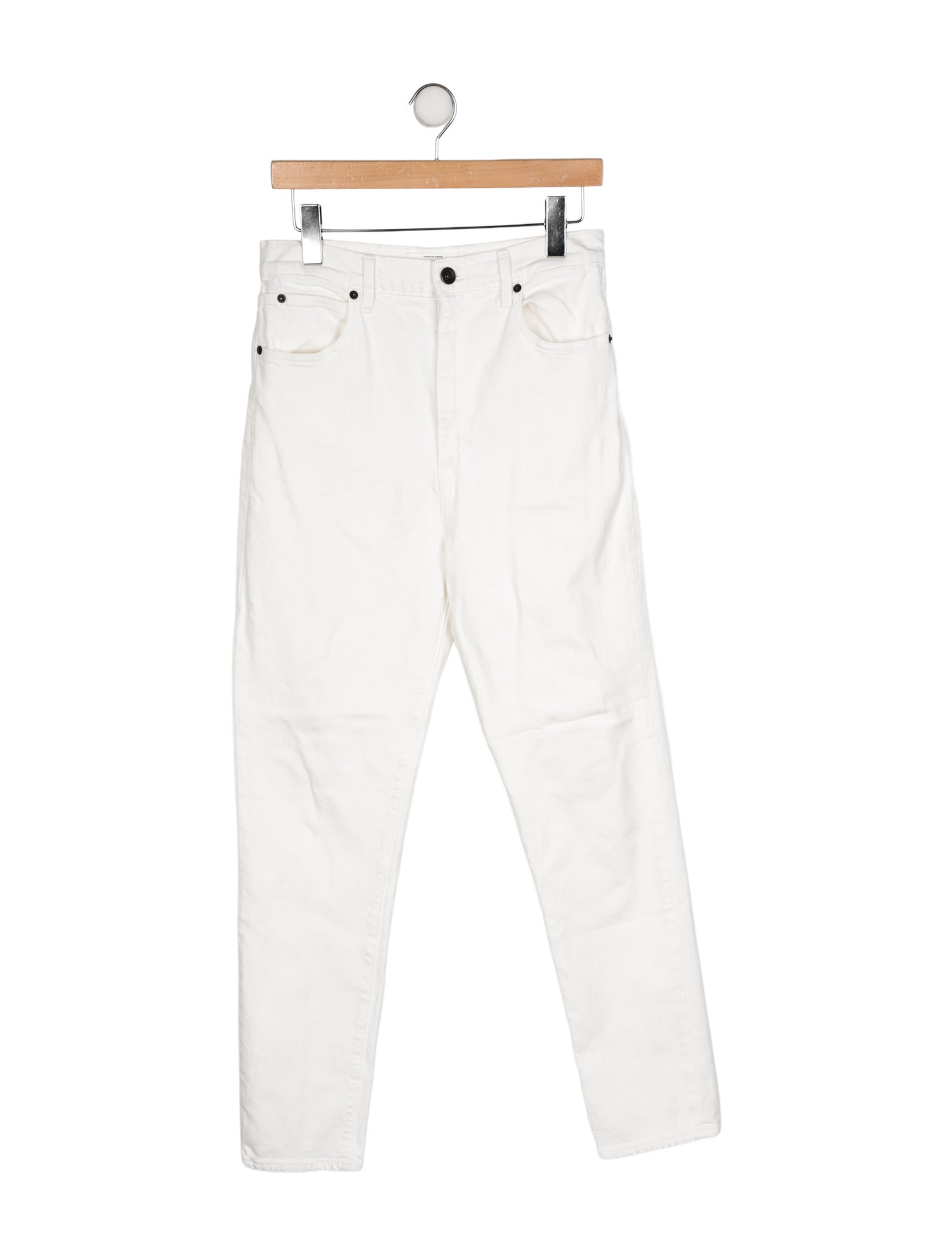 SLVRLAKE High-Rise Straight Leg Jeans