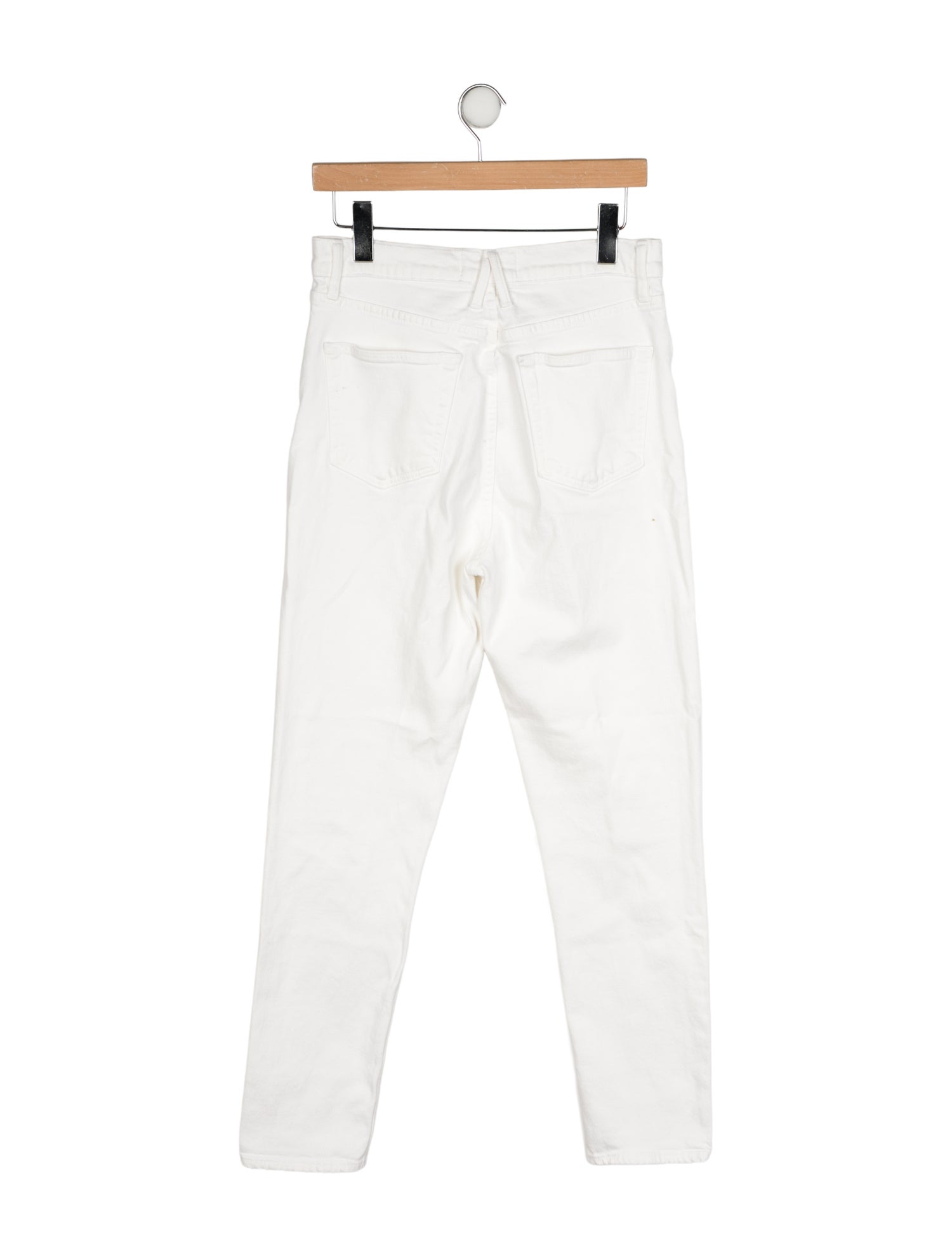 SLVRLAKE High-Rise Straight Leg Jeans