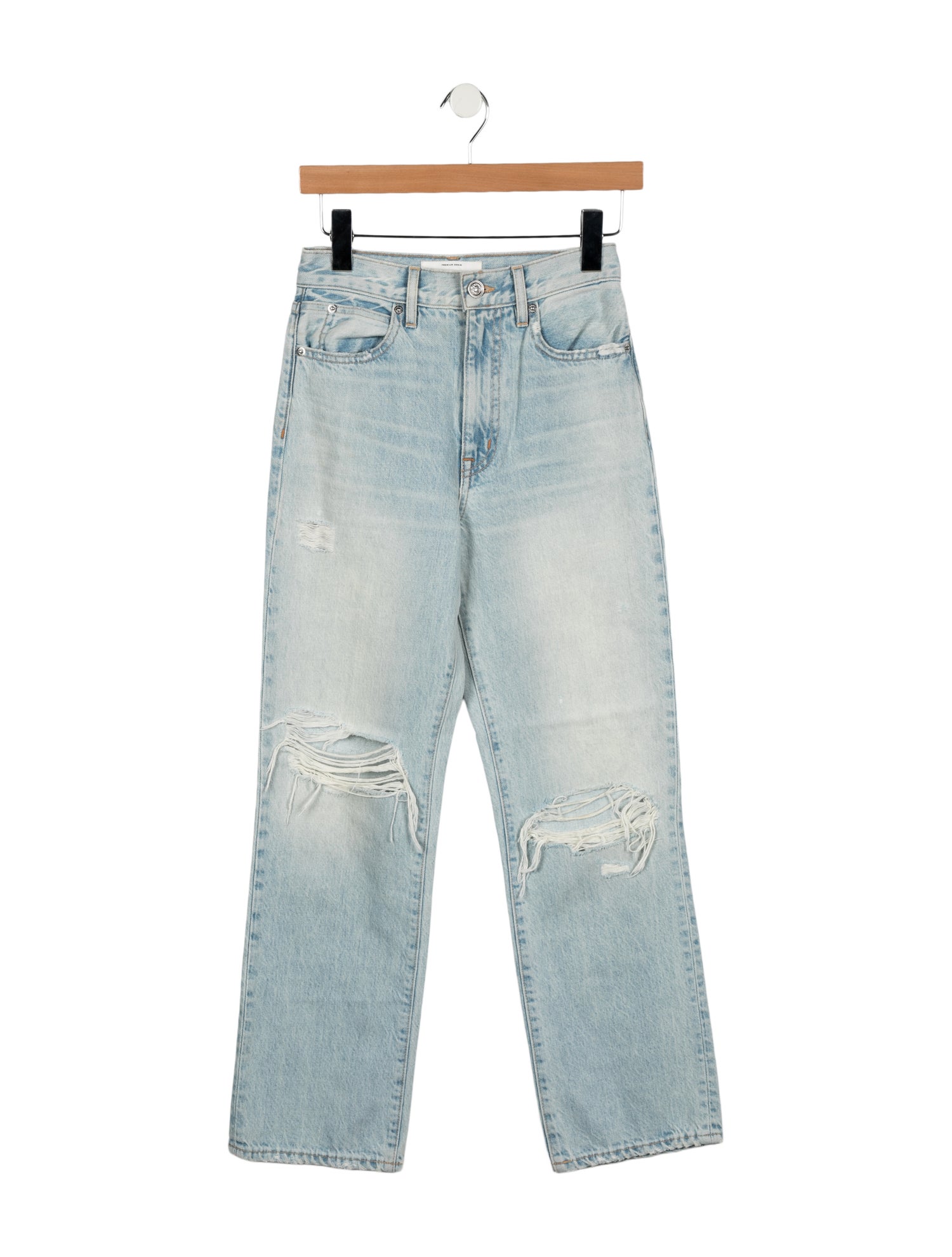 SLVRLAKE High-Rise Straight Leg Jeans