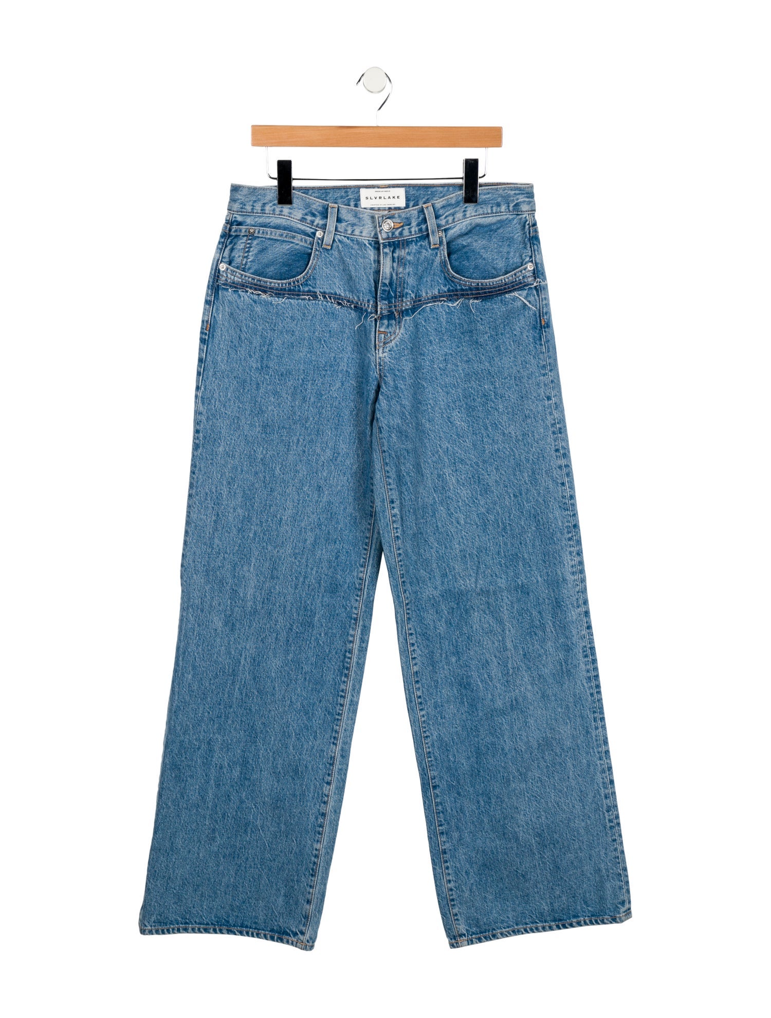 SLVRLAKE High-Rise Wide Leg Jeans