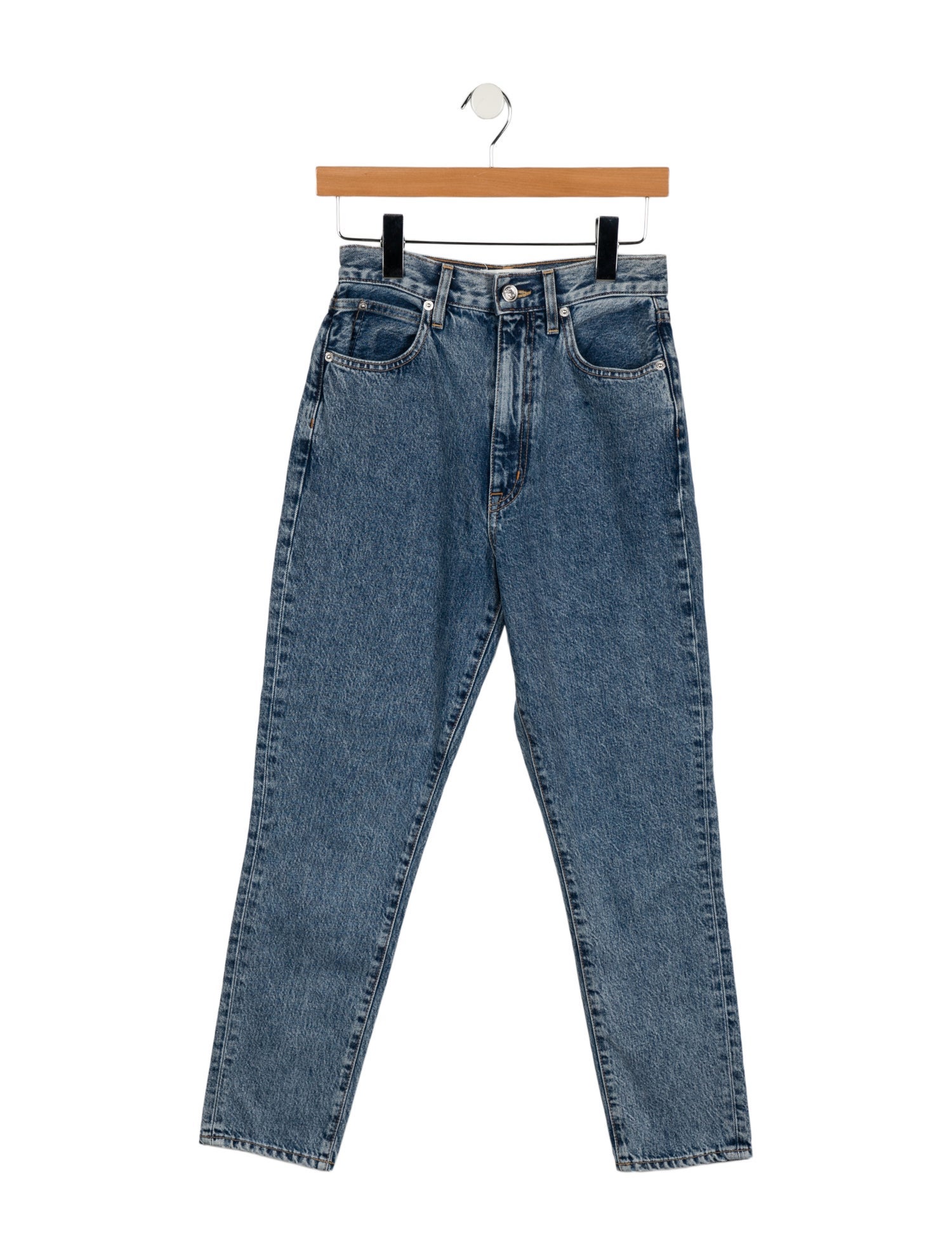 SLVRLAKE High-Rise Straight Leg Jeans