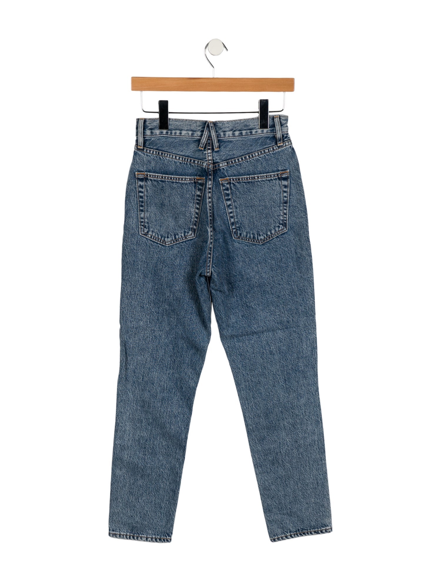 SLVRLAKE High-Rise Straight Leg Jeans