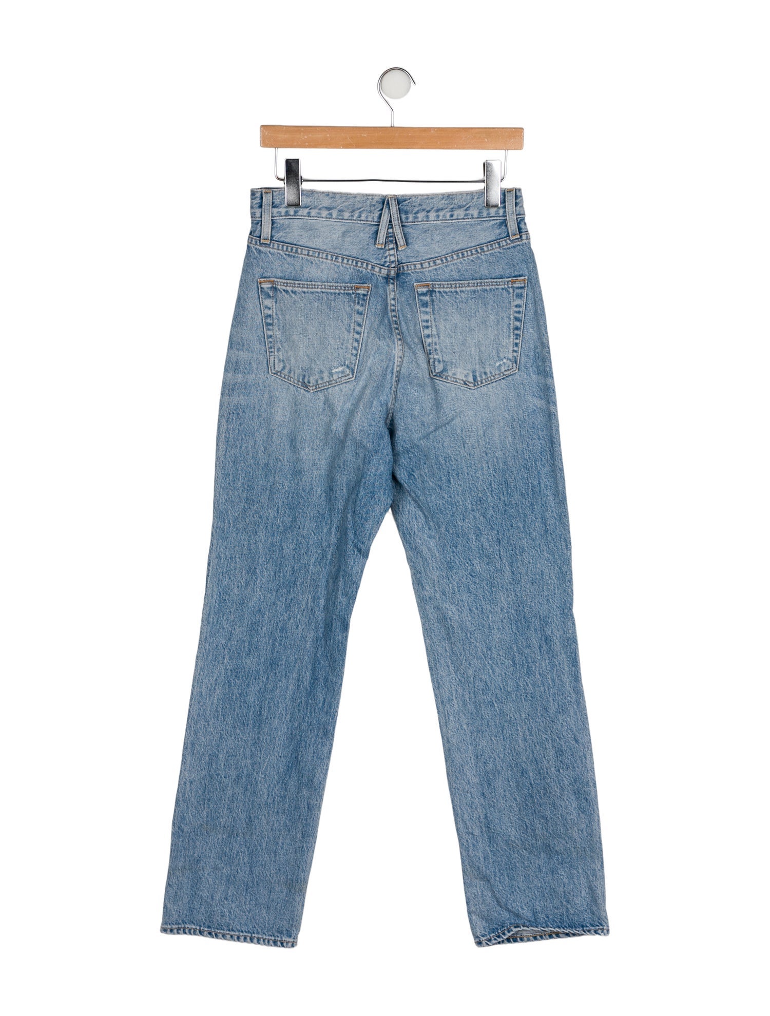 SLVRLAKE High-Rise Straight Leg Jeans