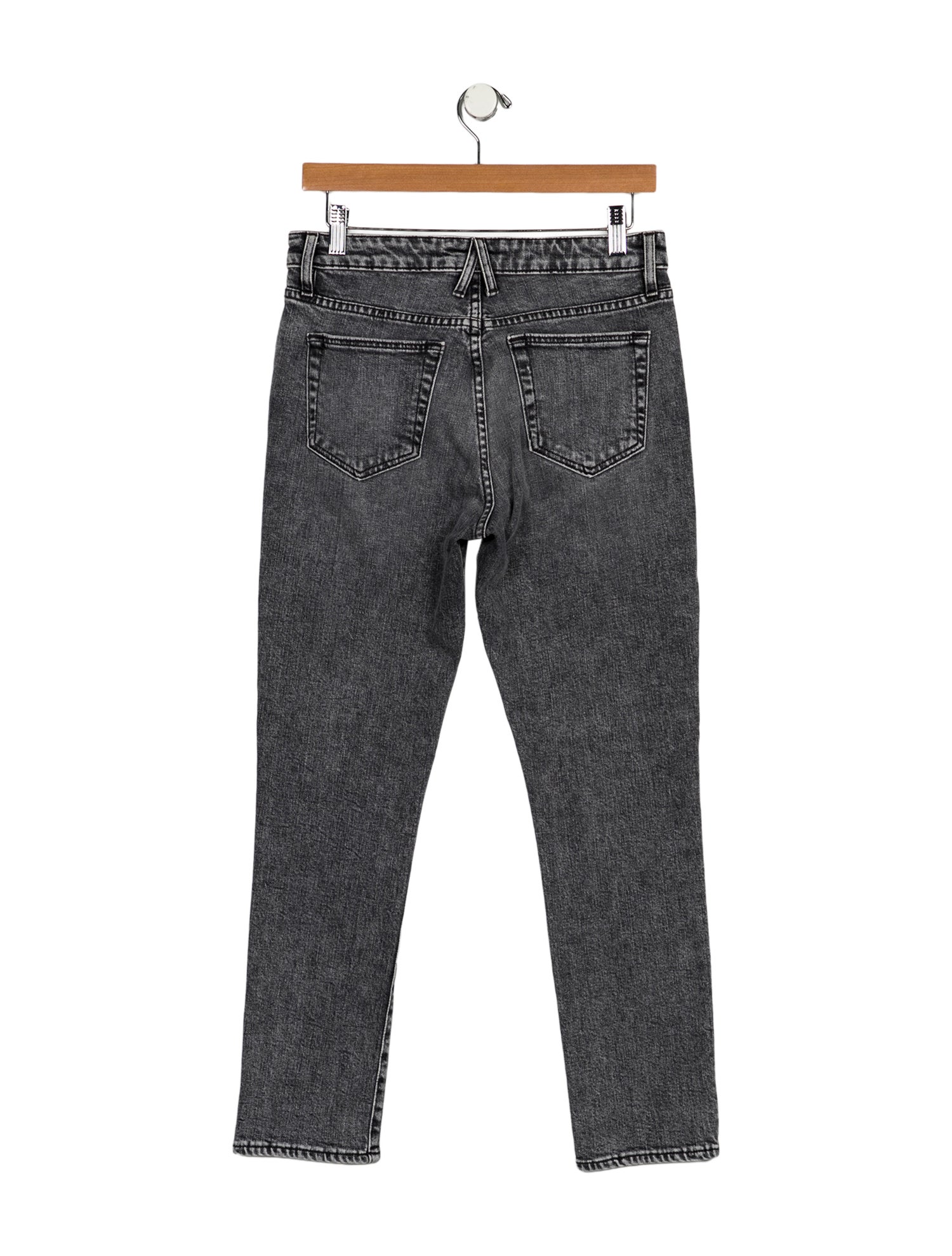 SLVRLAKE Mid-Rise Straight Leg Jeans