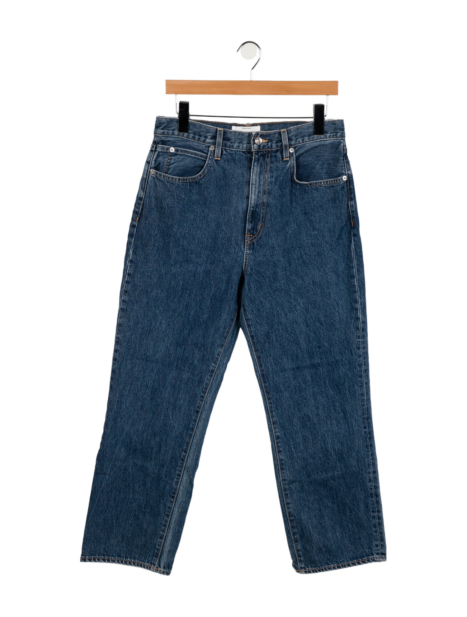 SLVRLAKE High-Rise Straight Leg Jeans