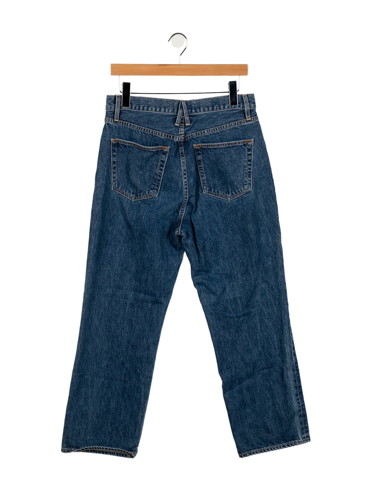 SLVRLAKE High-Rise Straight Leg Jeans