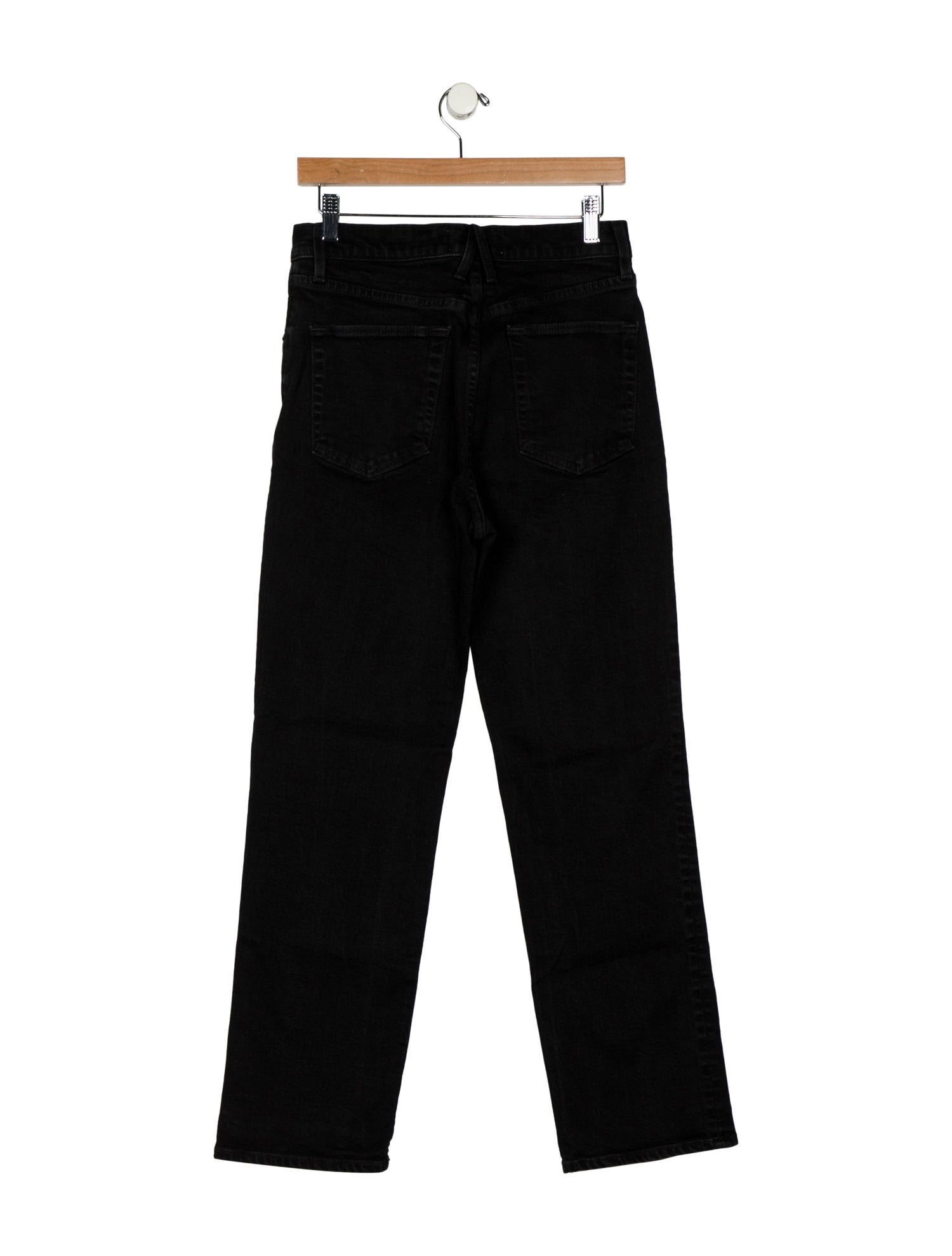 SLVRLAKE High-Rise Straight Leg Jeans