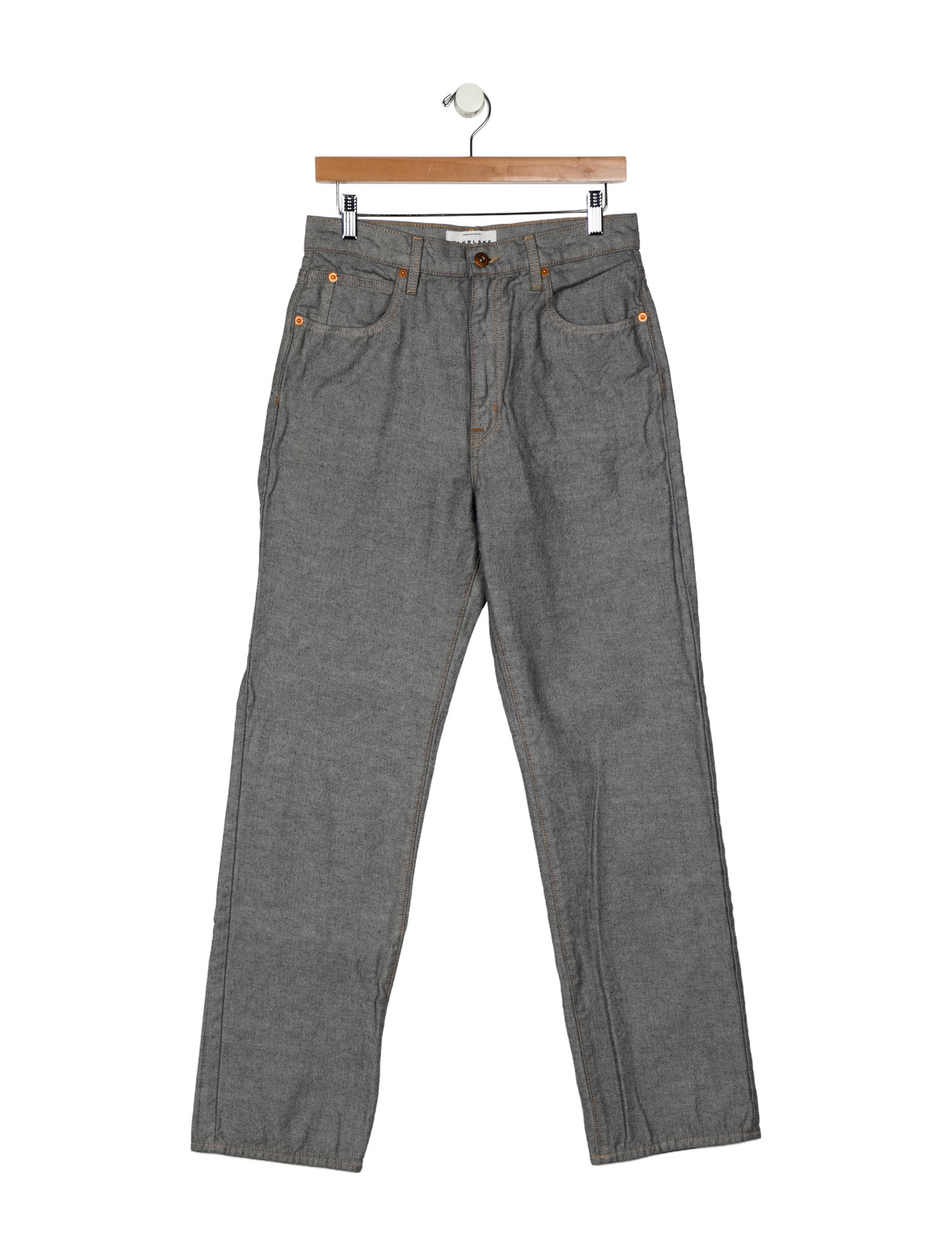 SLVRLAKE High-Rise Straight Leg Jeans