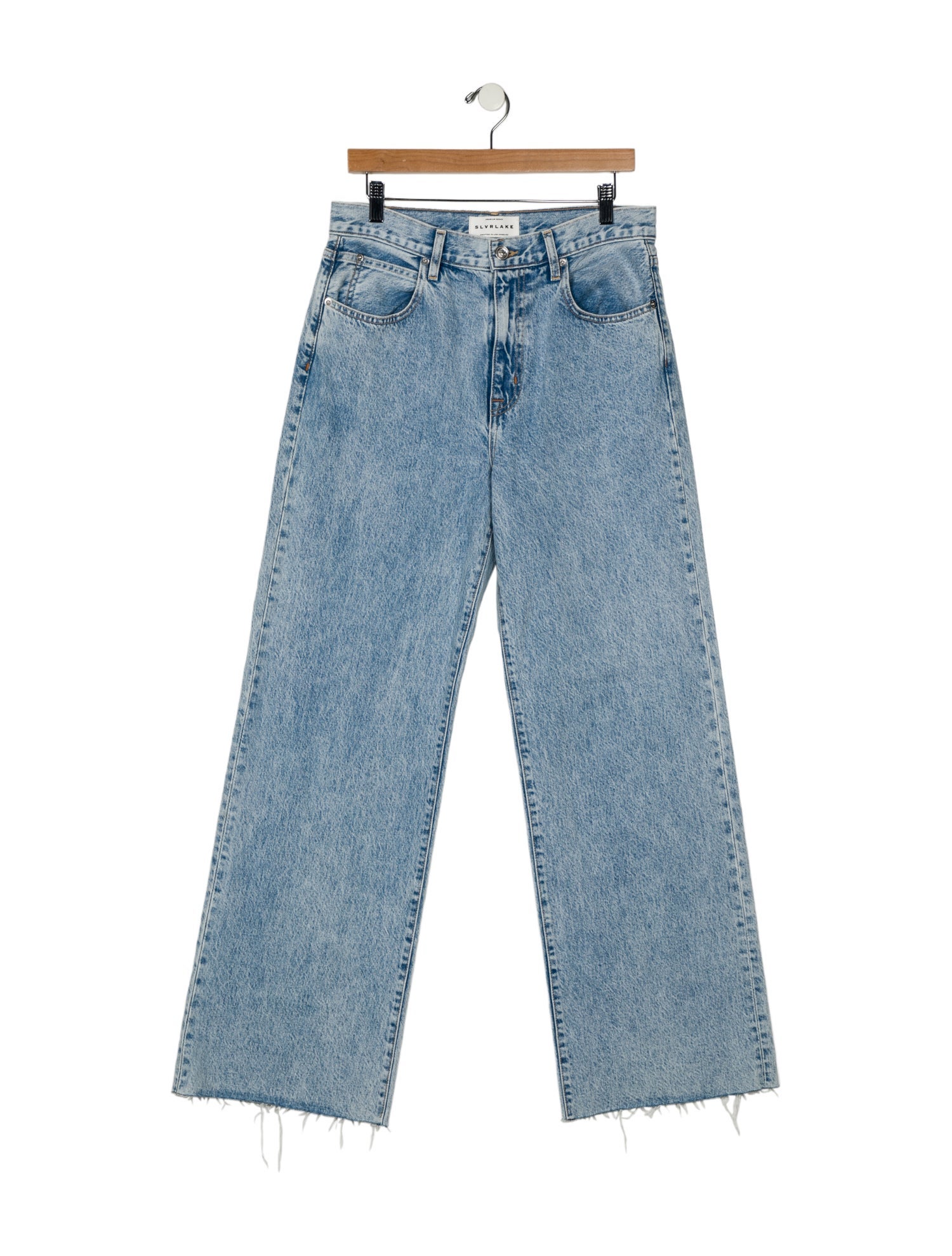 SLVRLAKE High-Rise Wide Leg Jeans