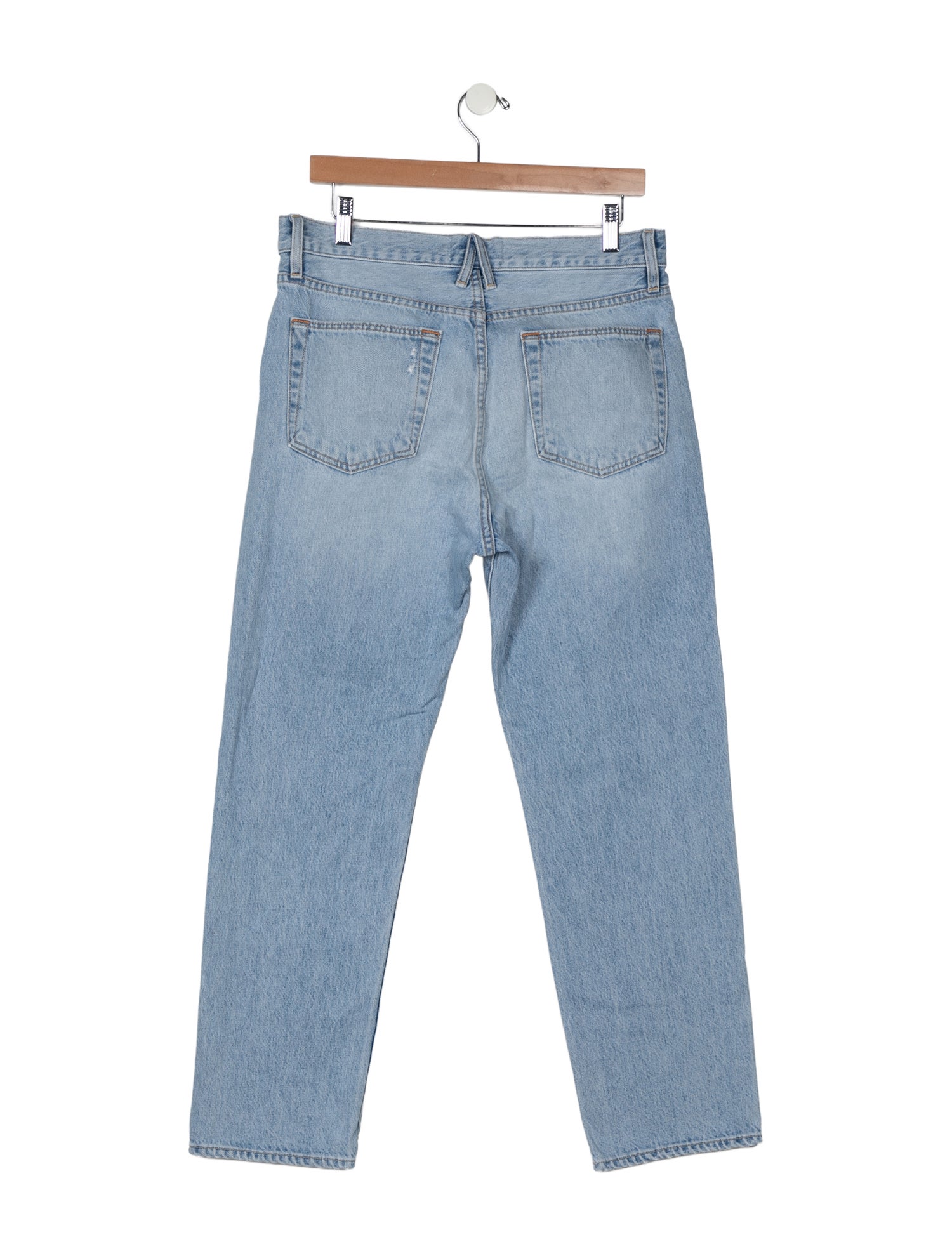 SLVRLAKE High-Rise Straight Leg Jeans