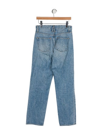 SLVRLAKE High-Rise Straight Leg Jeans