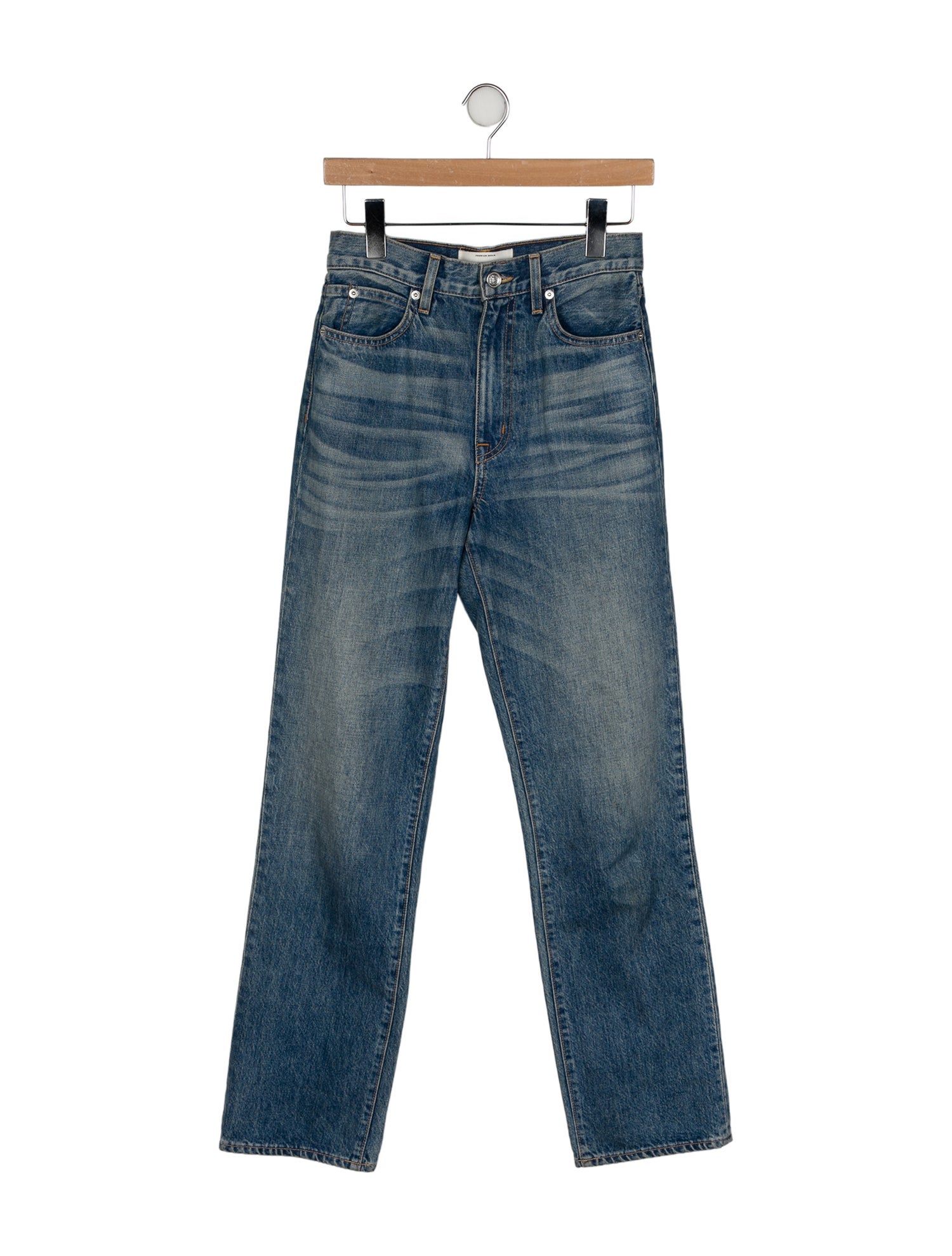 SLVRLAKE High-Rise Straight Leg Jeans