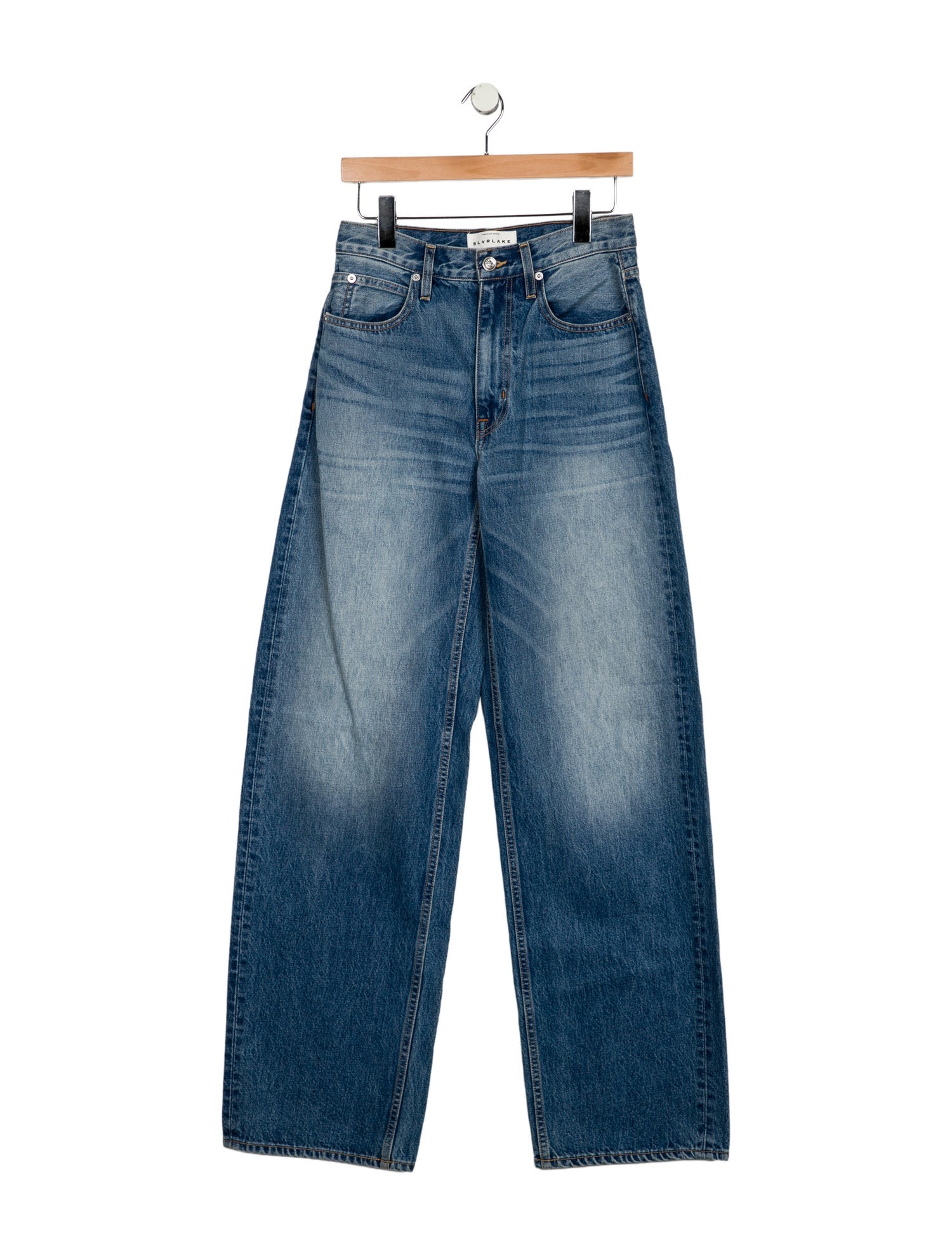 SLVRLAKE High-Rise Wide Leg Jeans