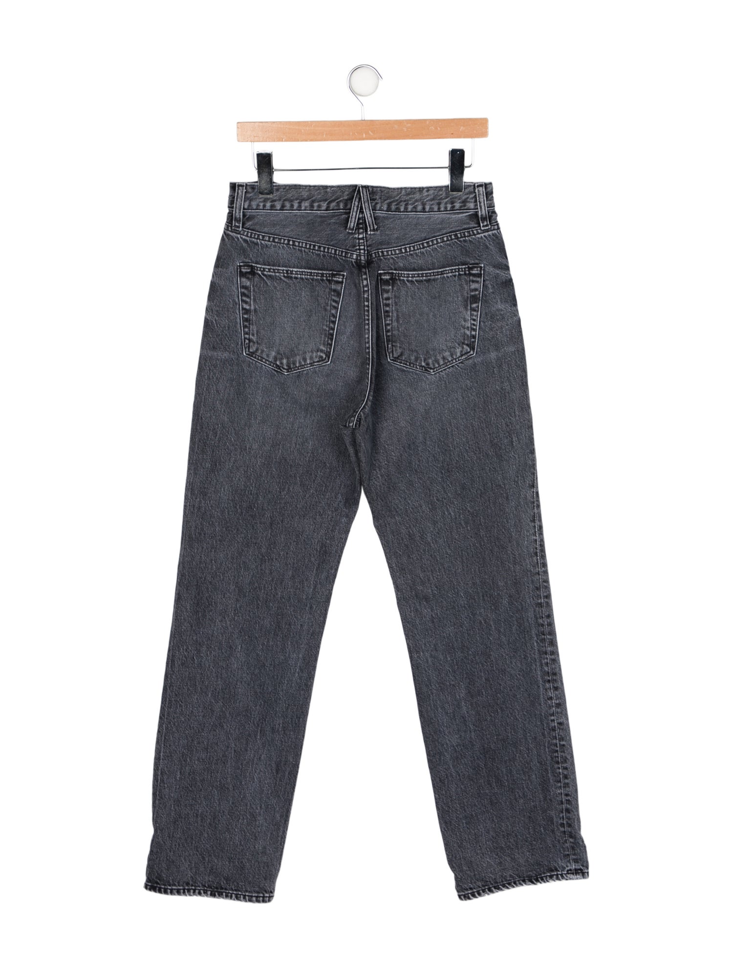 SLVRLAKE High-Rise Straight Leg Jeans