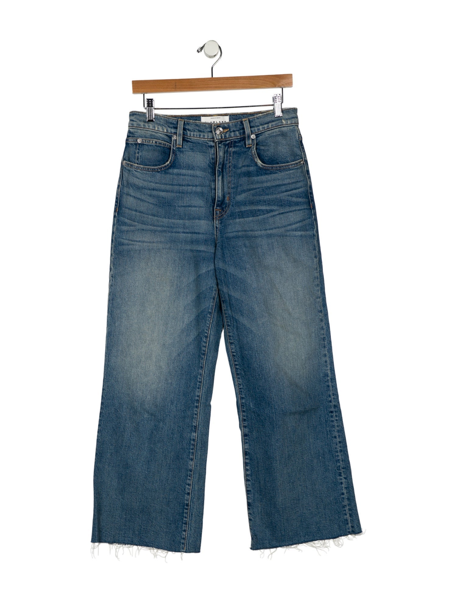 SLVRLAKE High-Rise Wide Leg Jeans