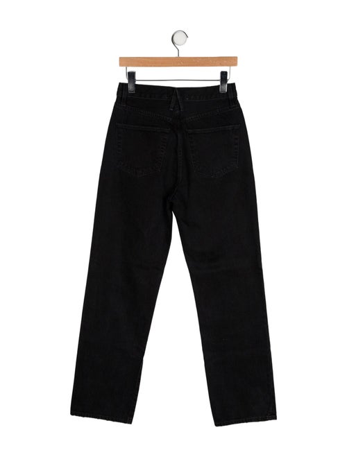 SLVRLAKE High-Rise Straight Leg Jeans