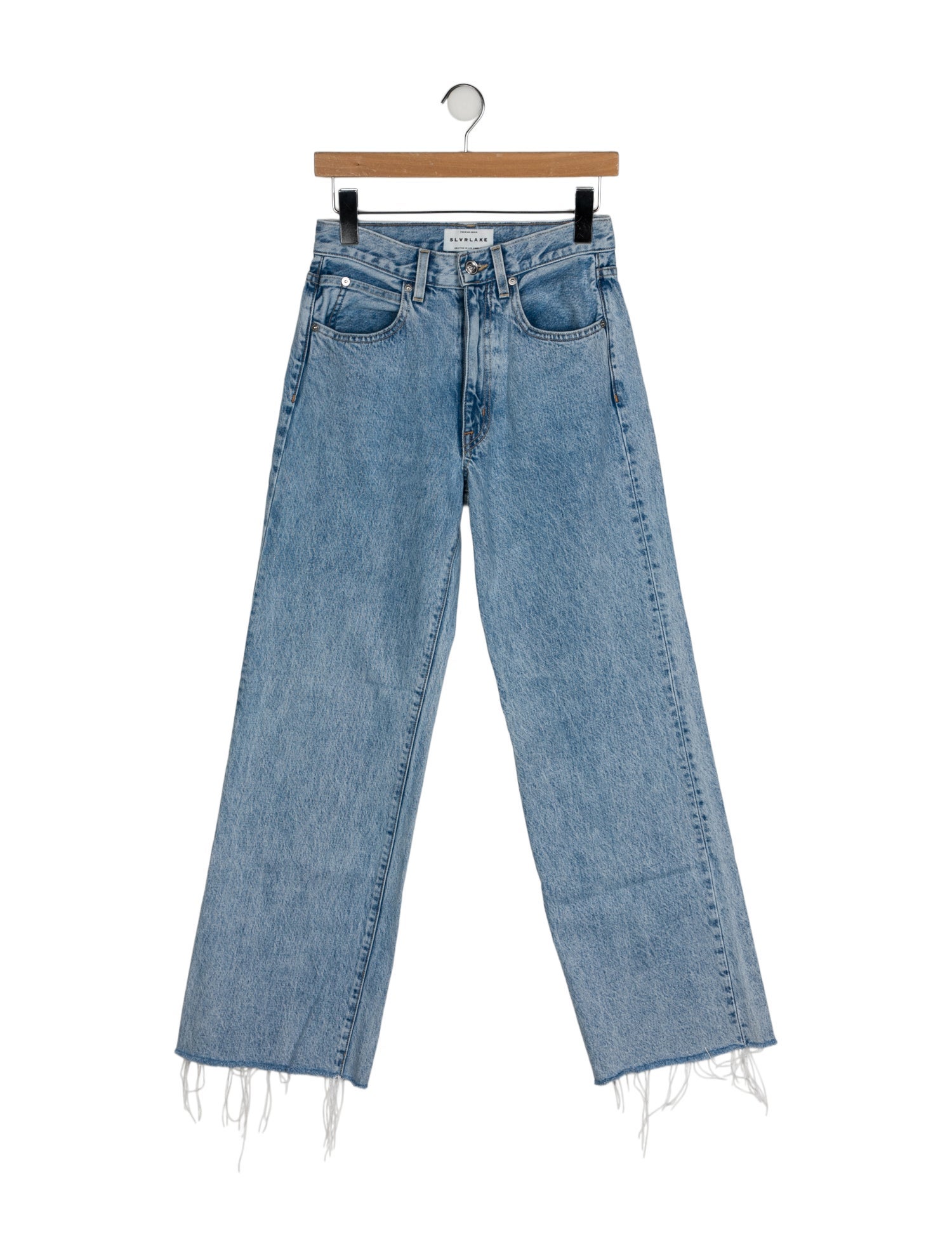 SLVRLAKE High-Rise Wide Leg Jeans