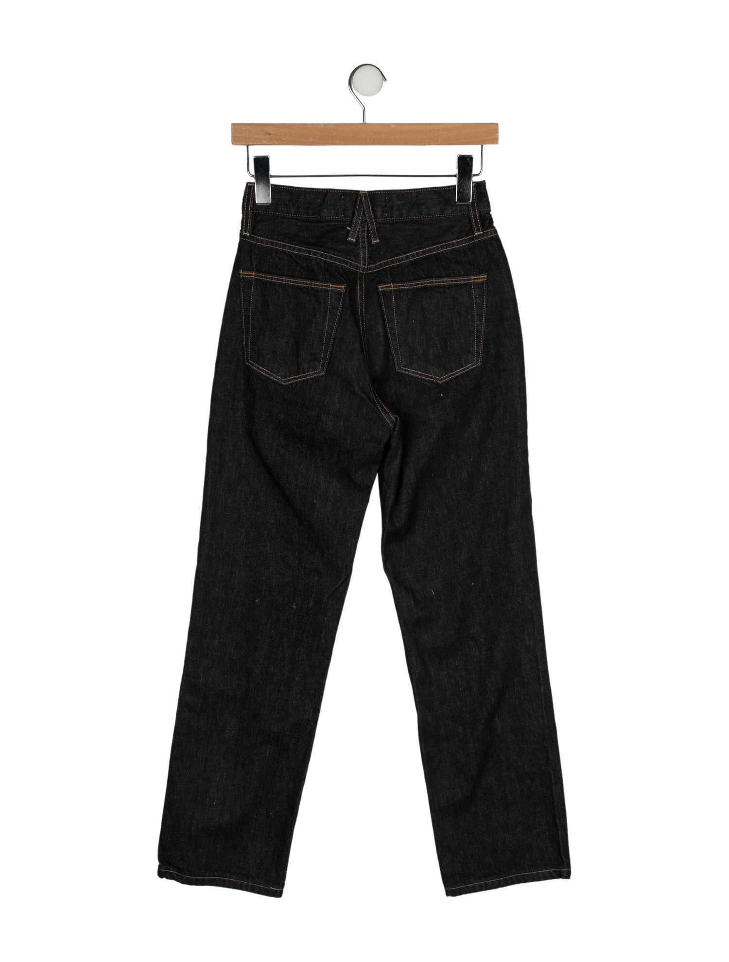 SLVRLAKE High-Rise Straight Leg Jeans