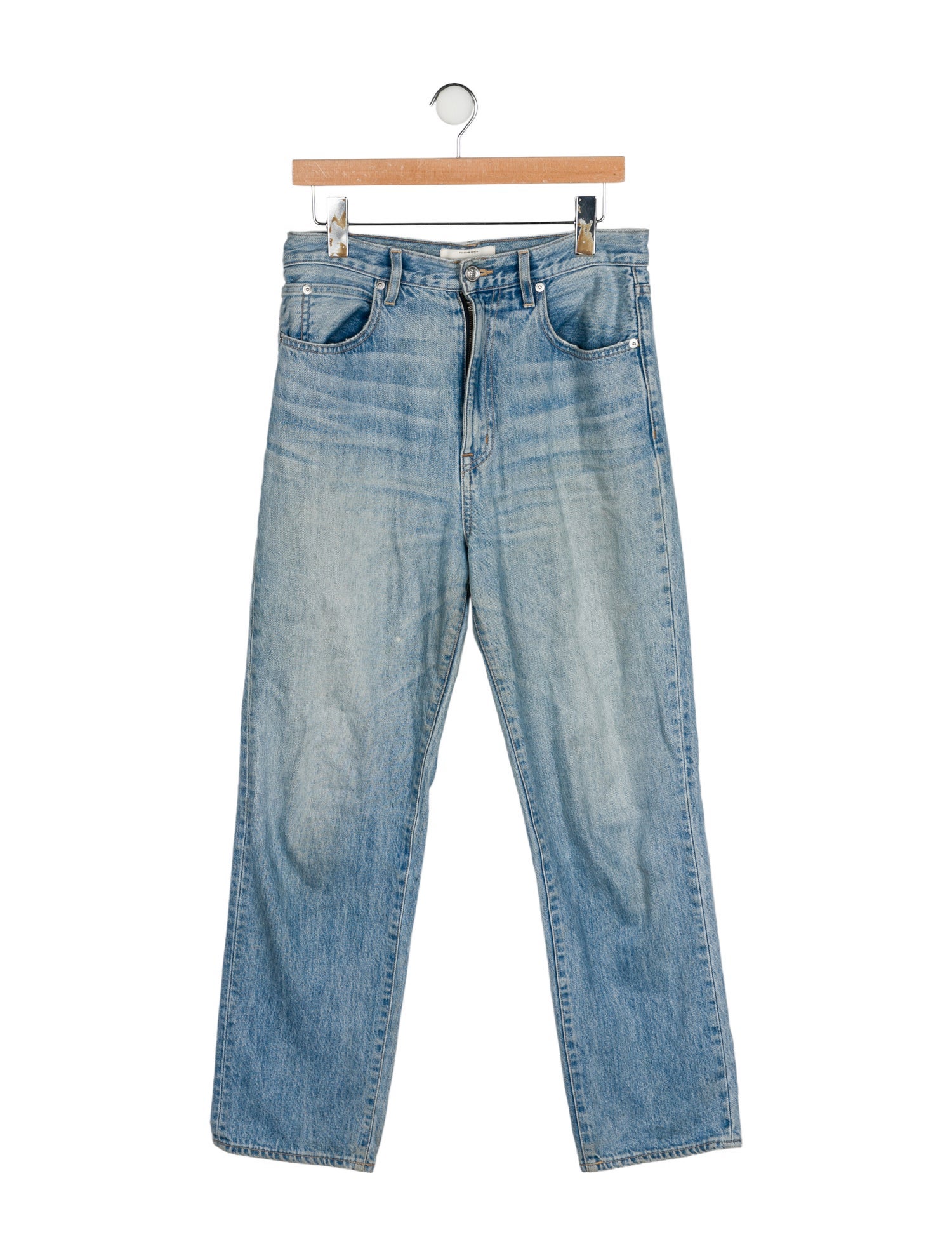 SLVRLAKE High-Rise Straight Leg Jeans