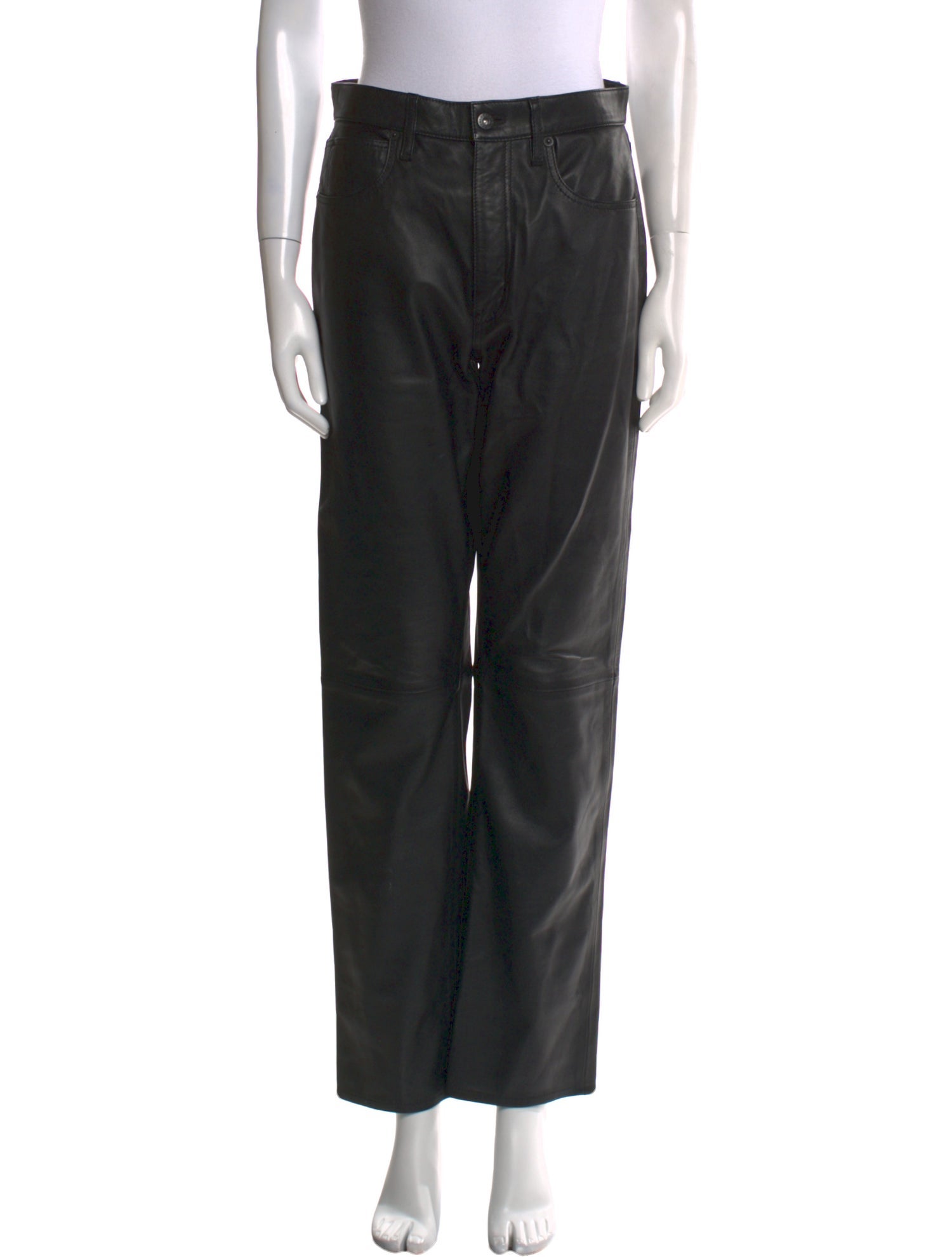 SLVRLAKE Lambskin Straight Leg Pants