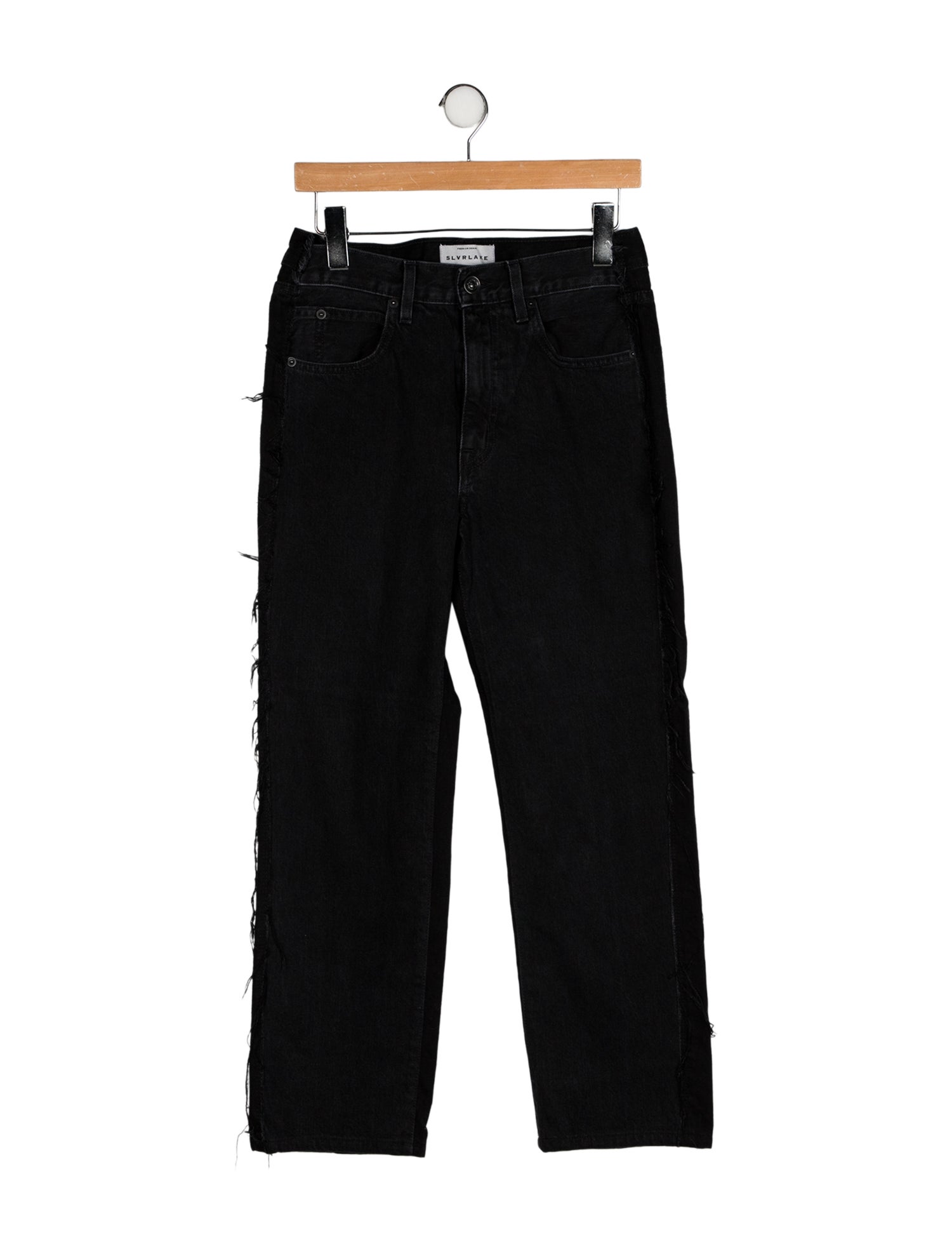 SLVRLAKE High-Rise Straight Leg Jeans