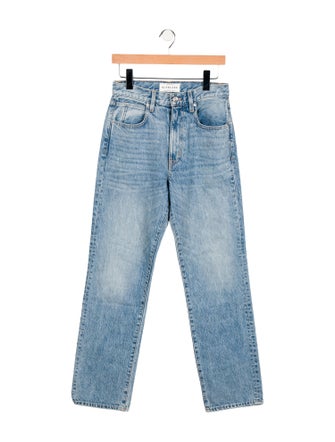 SLVRLAKE High-Rise Straight Leg Jeans