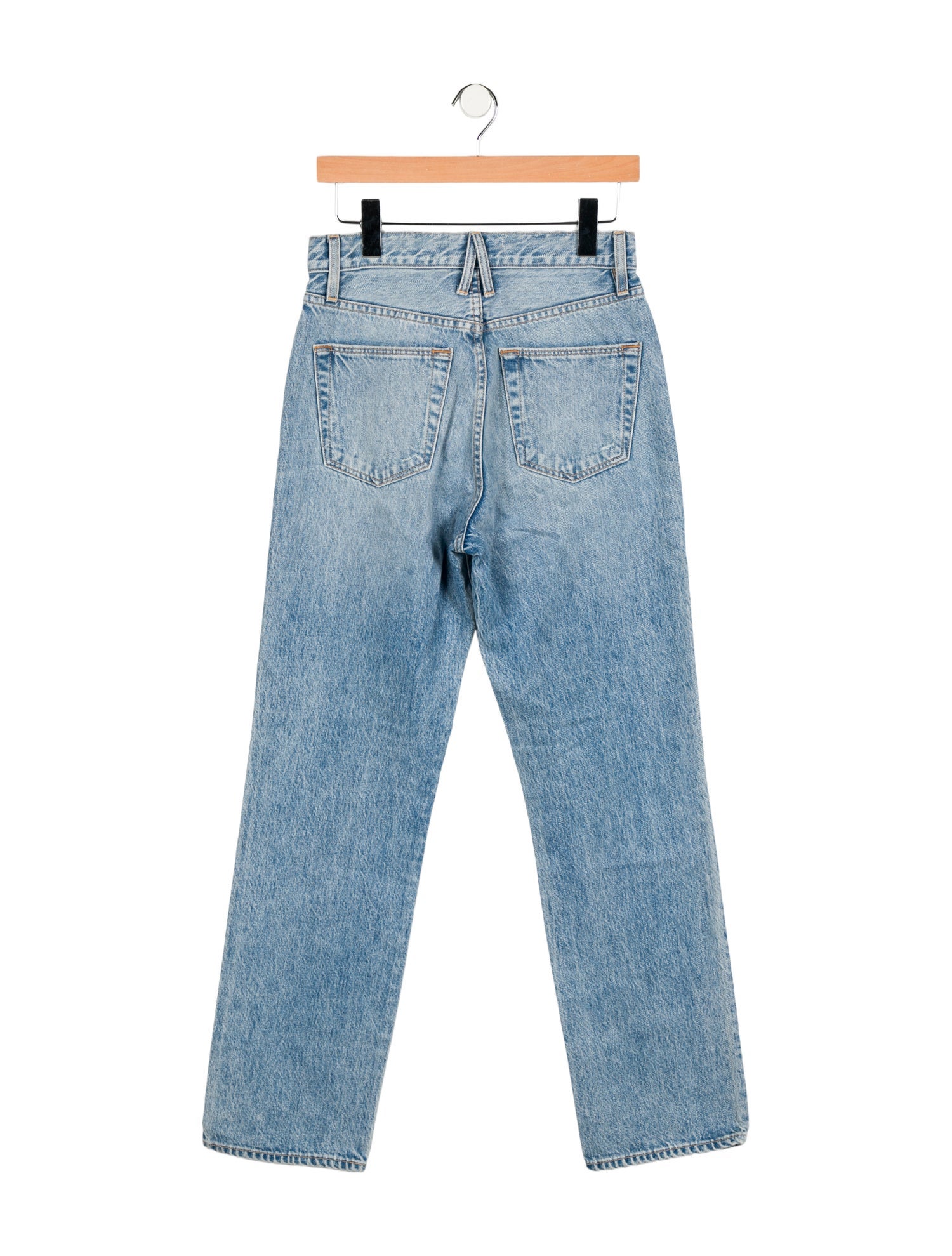 SLVRLAKE High-Rise Straight Leg Jeans