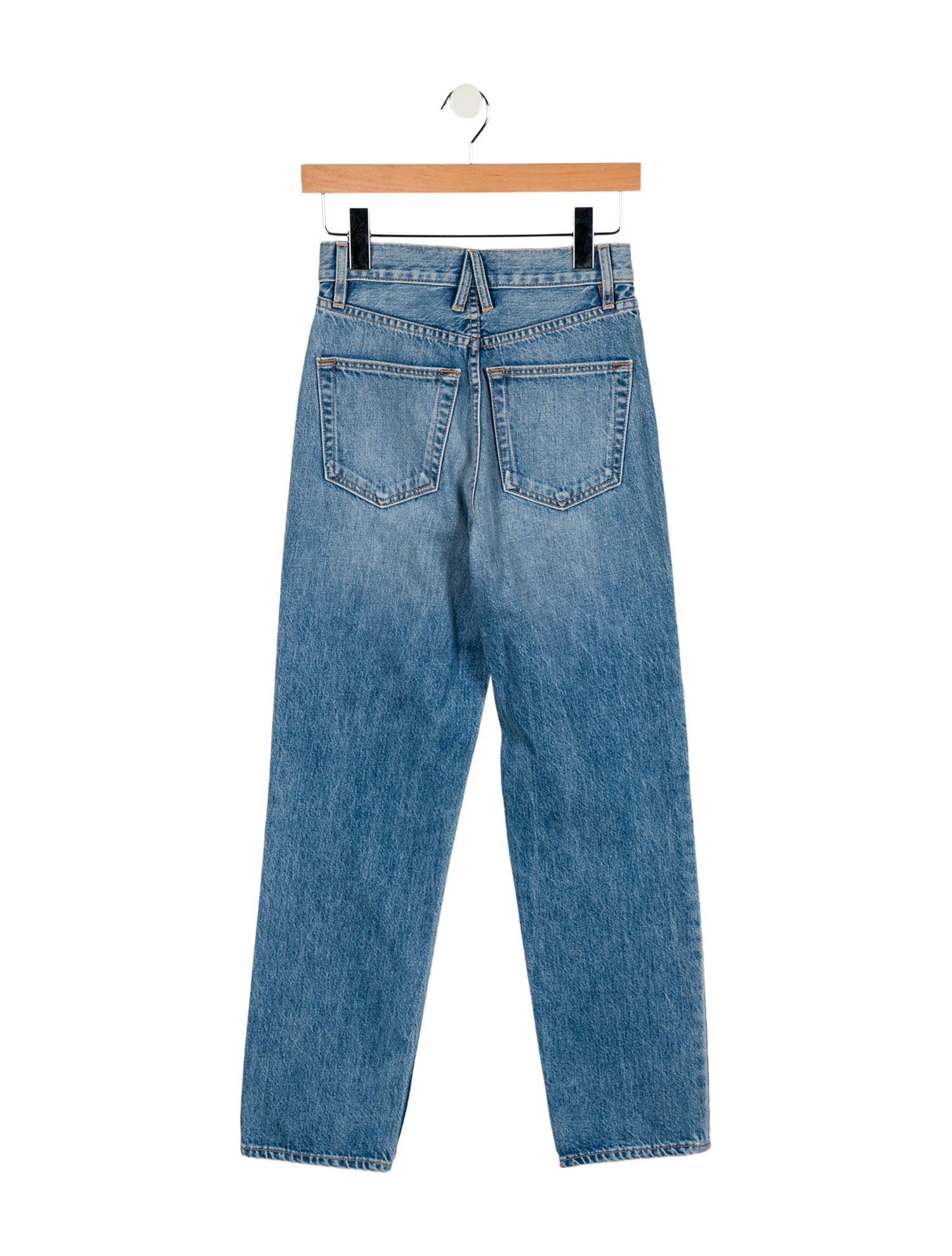 SLVRLAKE High-Rise Straight Leg Jeans