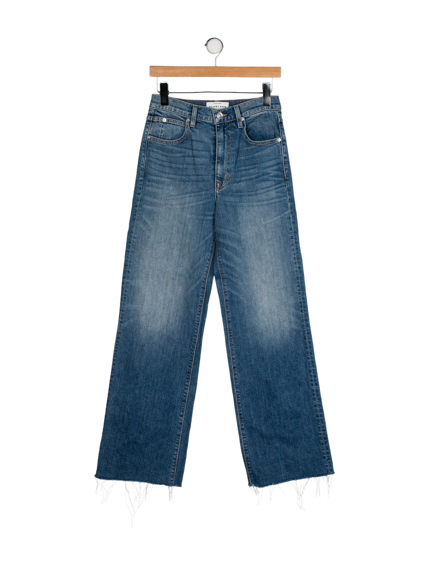 SLVRLAKE High-Rise Wide Leg Jeans