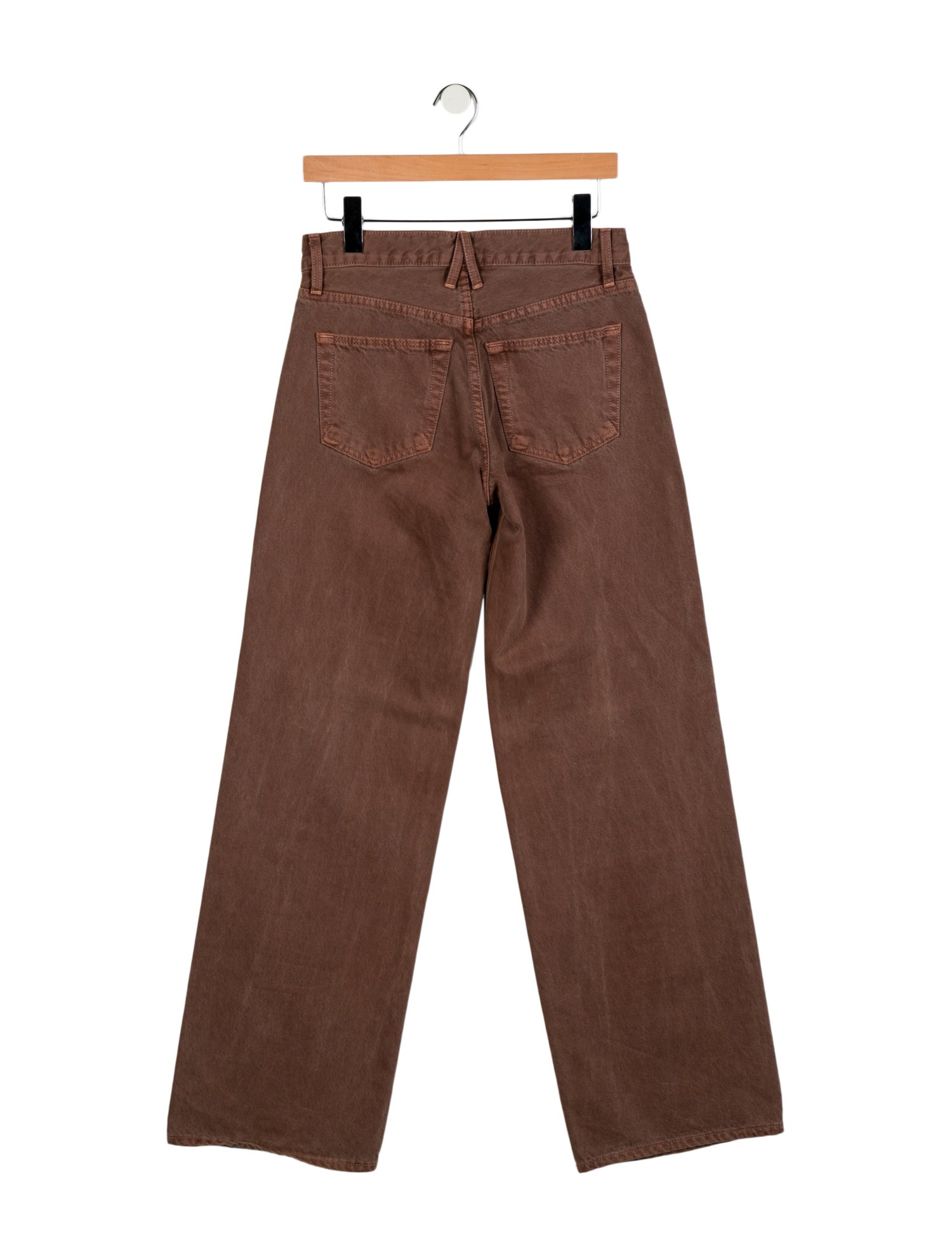 SLVRLAKE Mid-Rise Wide Leg Jeans