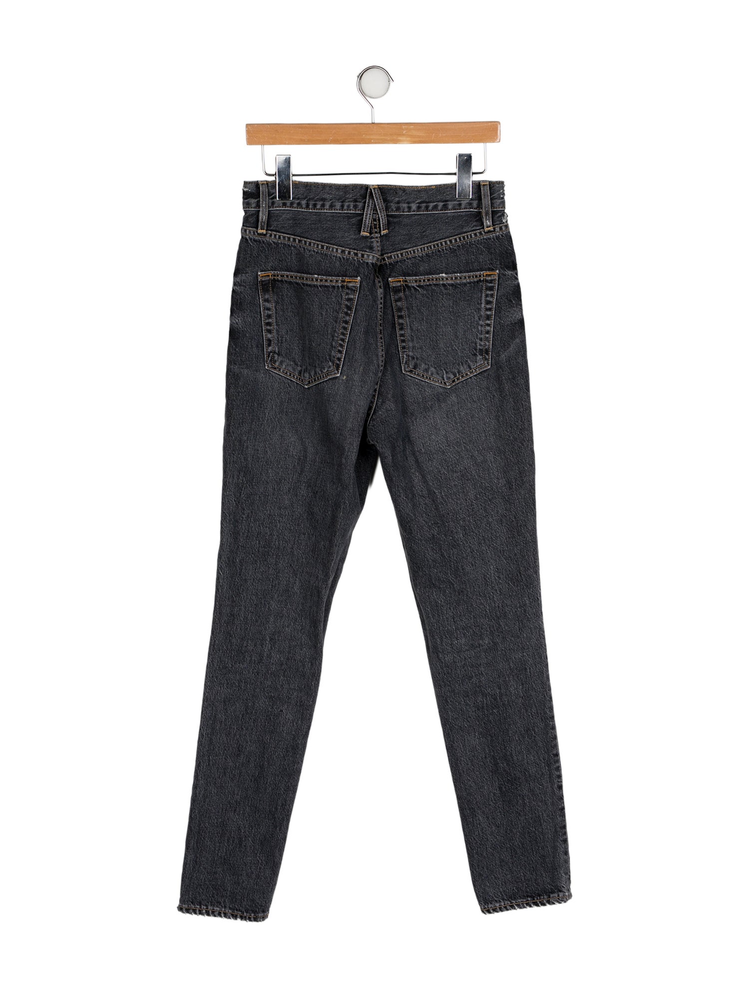 SLVRLAKE High-Rise Straight Leg Jeans